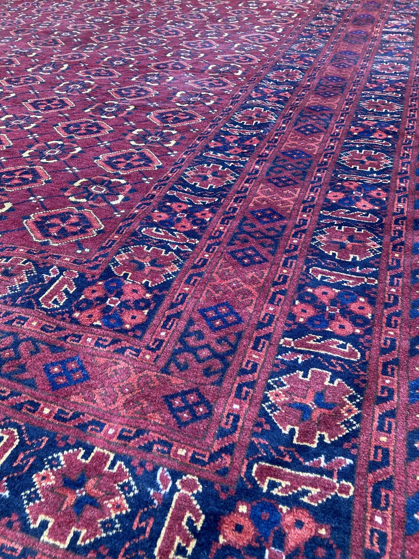 21.12.000002_4 Antique Afghan Beshir Carpet.JPG
