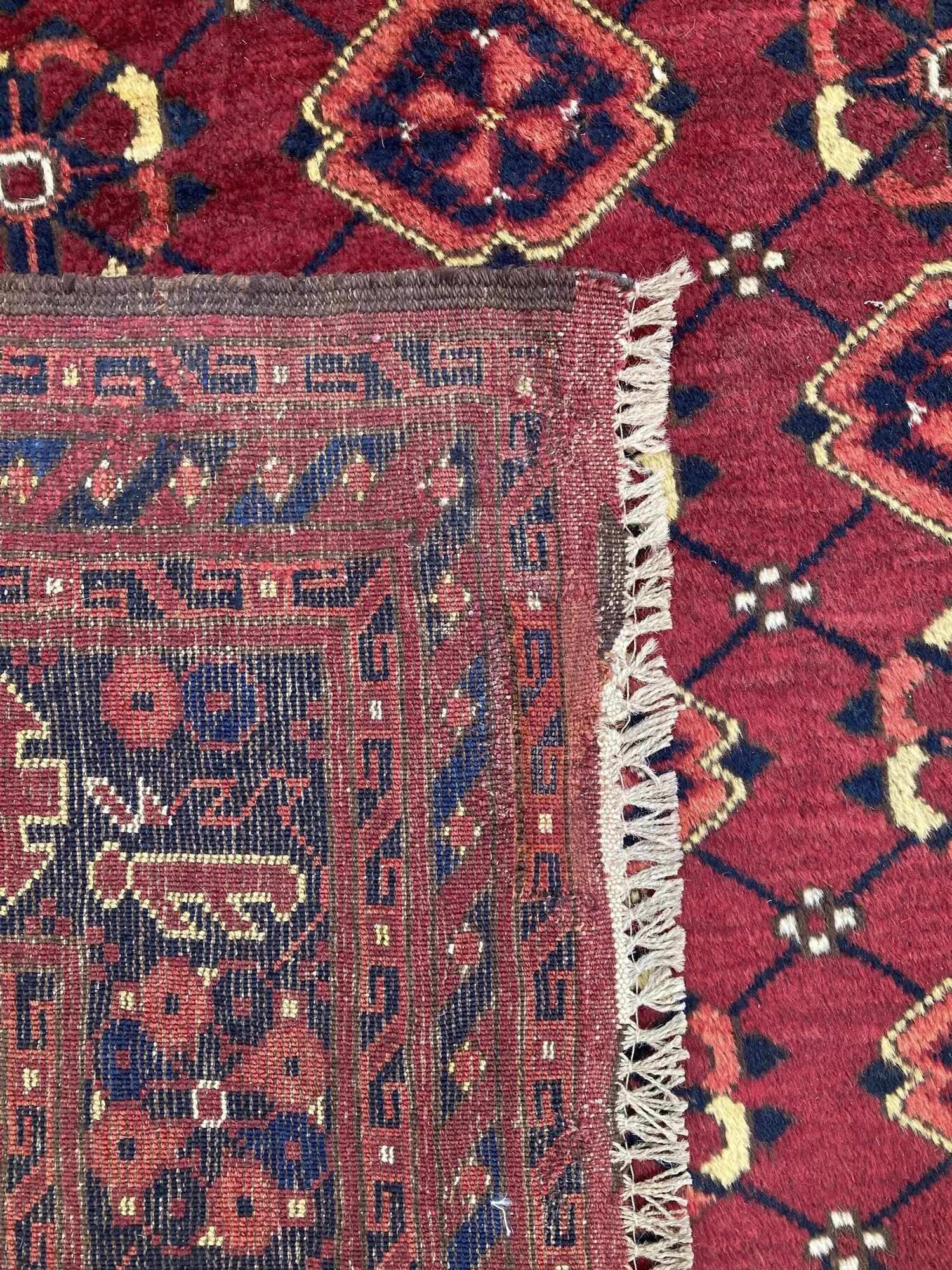 Grand Tapis Beshir Turkmène Vintage en vente sur