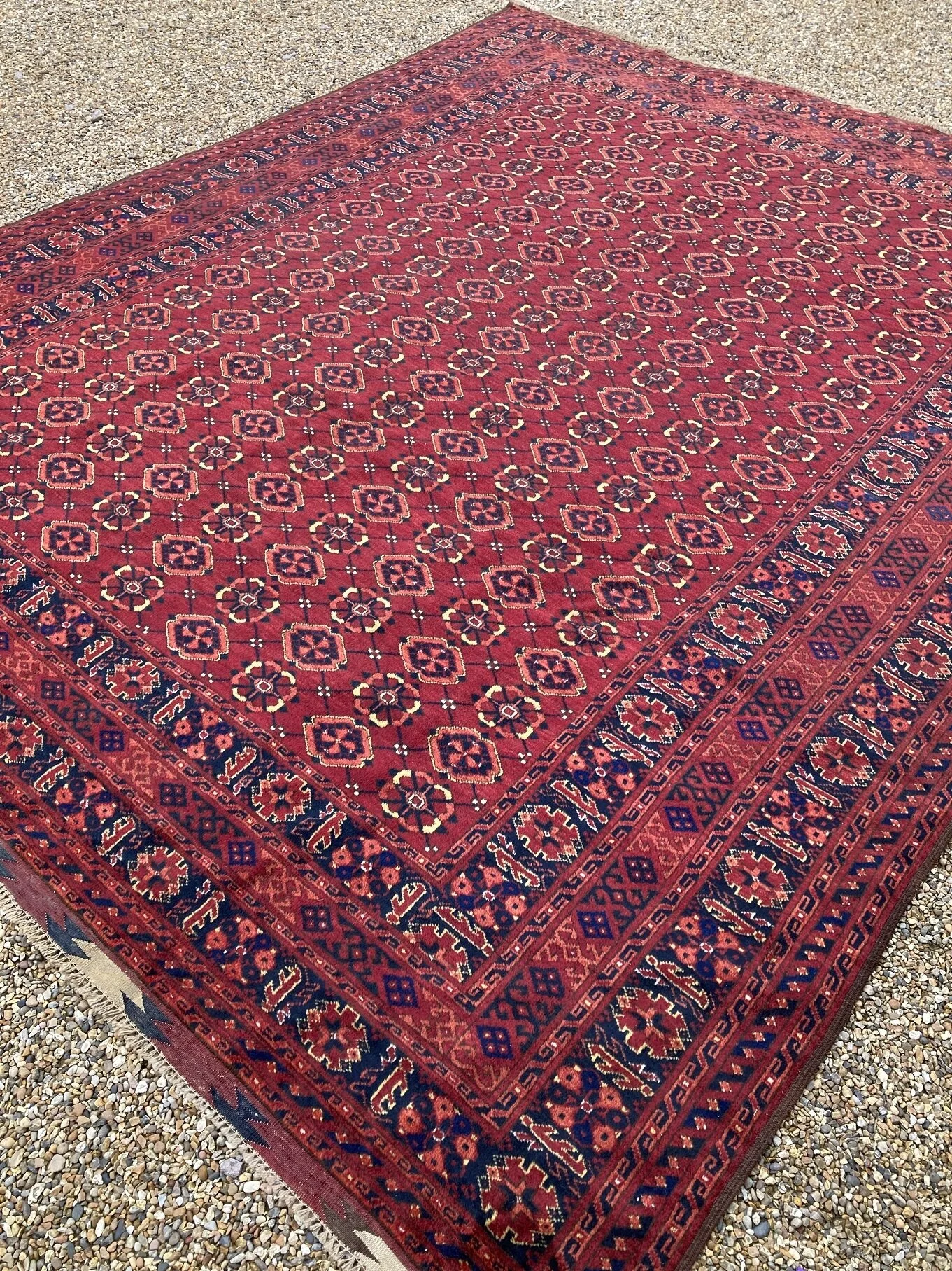 21.12.000002_6 Antique Afghan Beshir Carpet.JPG