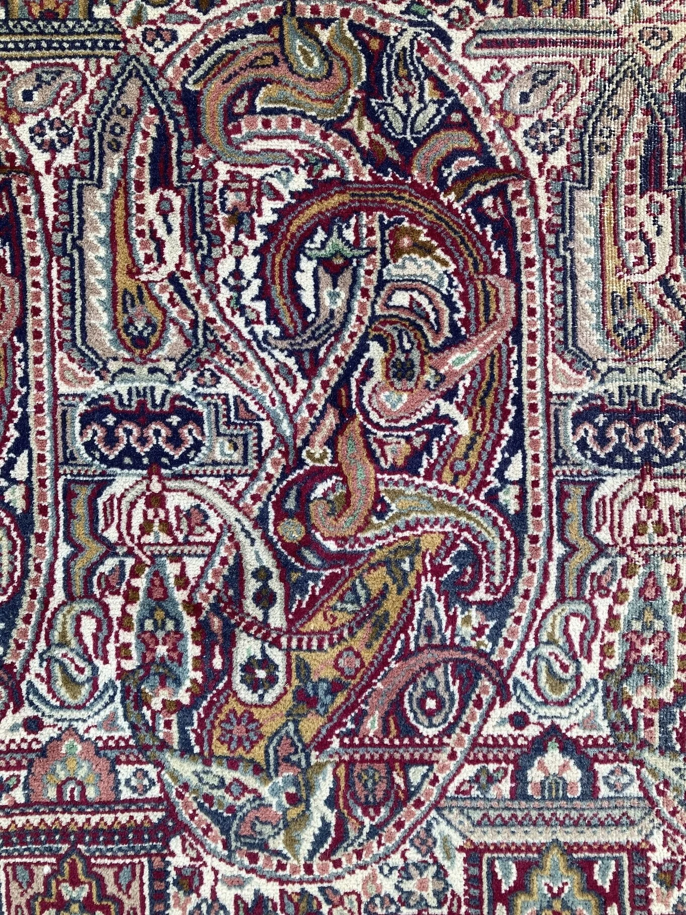 21.12.000003_7 Antique Persian Kirman Rug Carpet.JPG