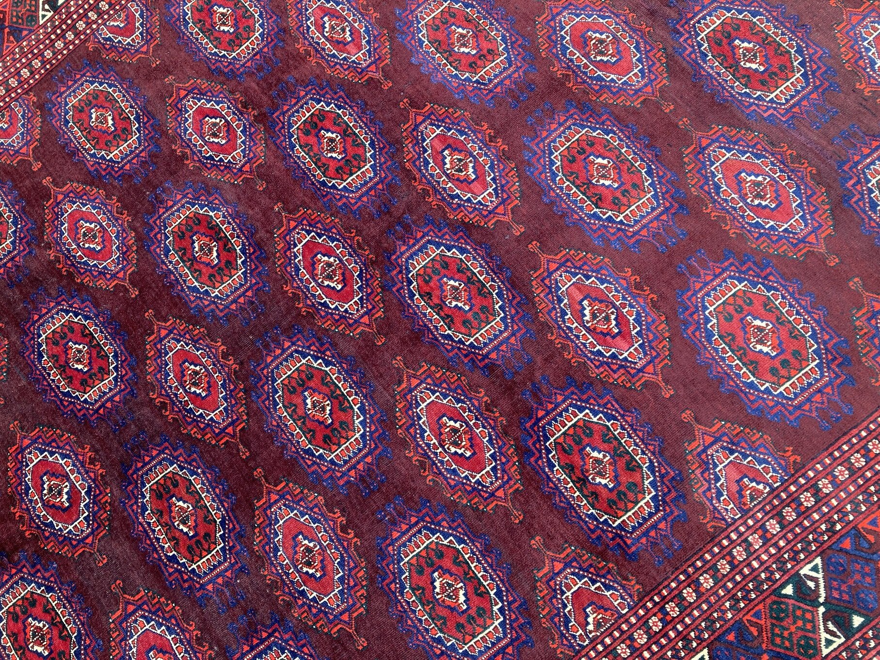 21.12.000010_5 Antique Turkmenistan Bokhara Carpet.jpg
