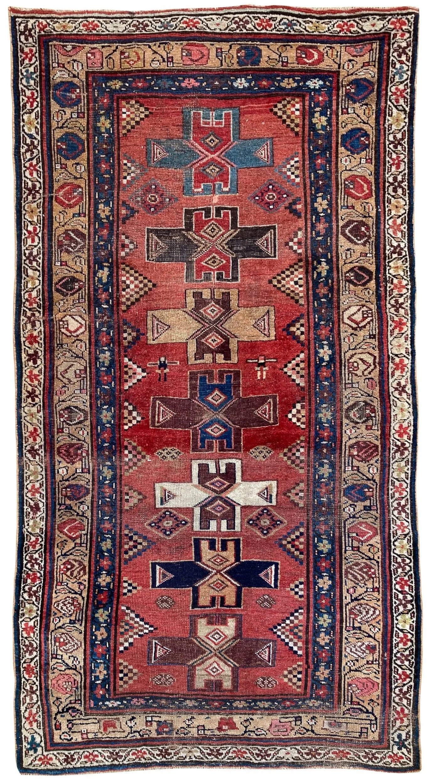 21.16.00003 Antique Persian Kurdish Rug.JPG