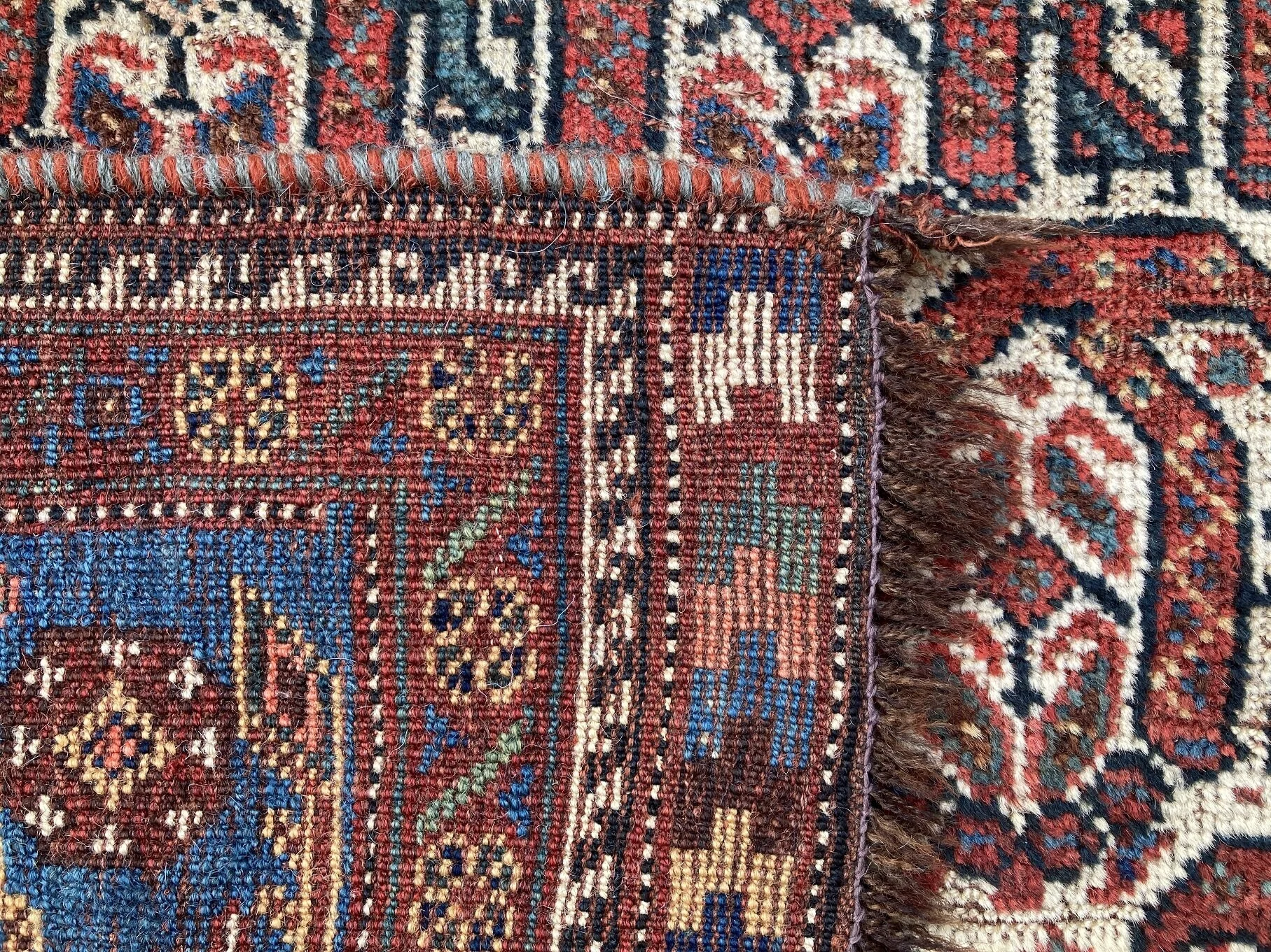 21.22.00003_6 Antique Persian Tribal Qashqai Khamseh Rug.jpg