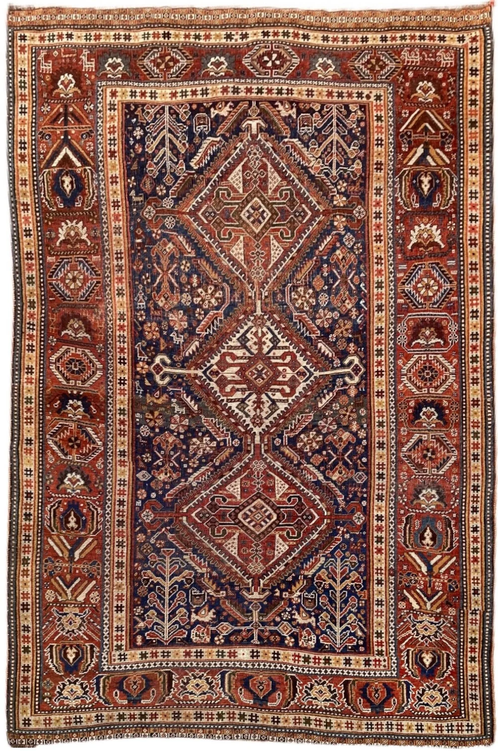 Antique Qashqai Rug 2.36m x 1.60 — Rug Addiction