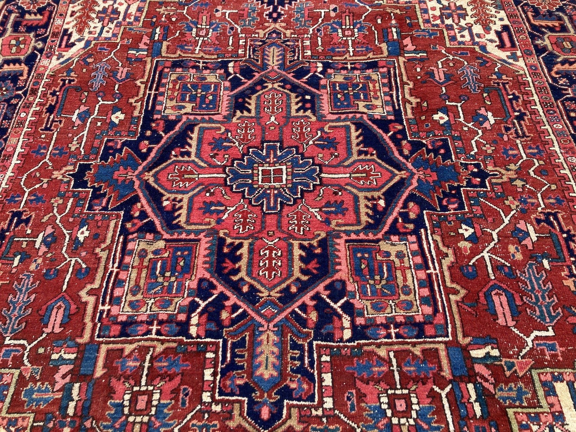 220100005_4 Antique Persian Heriz Carpet.JPG