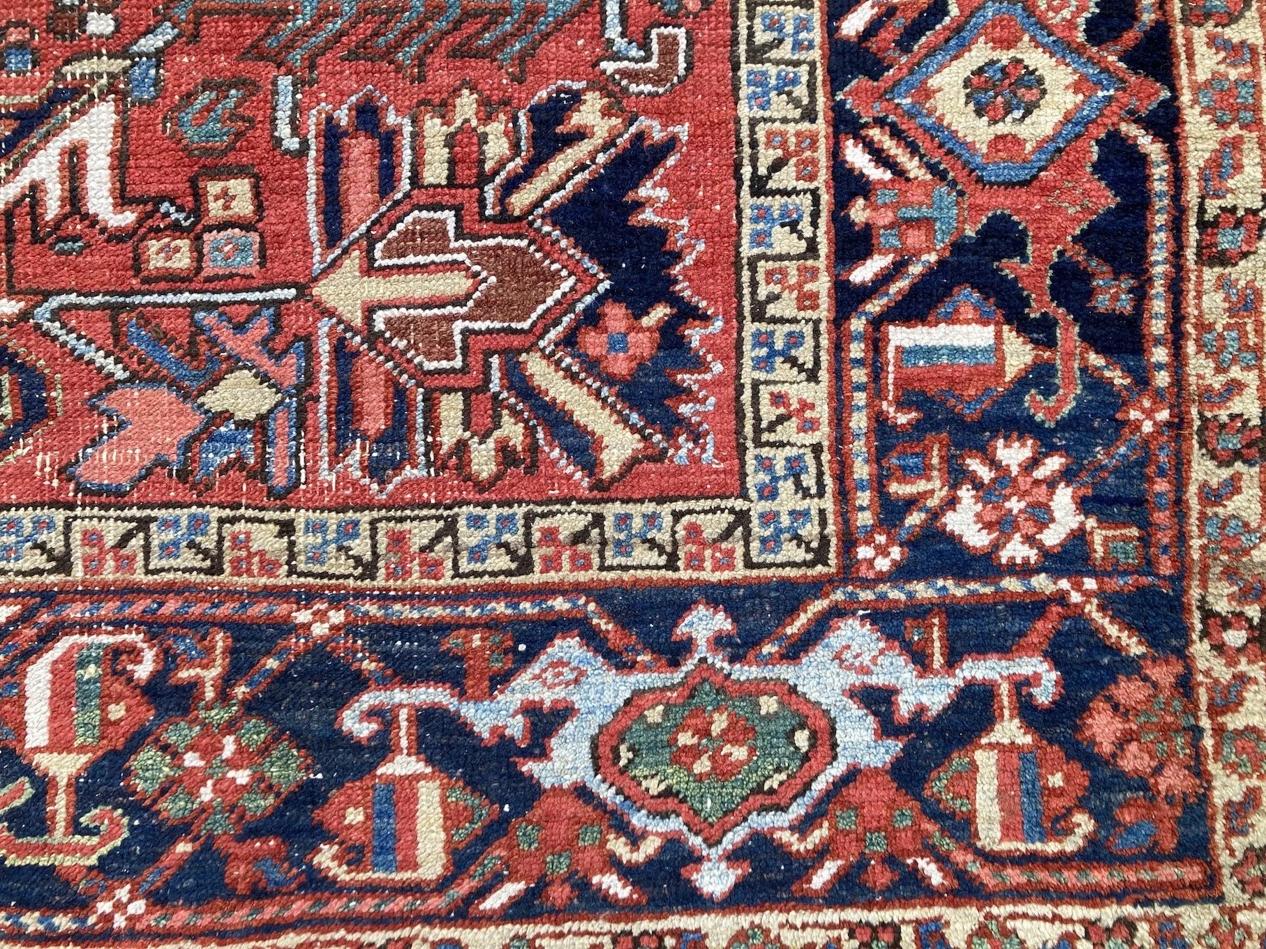 220100006_3 Antique Persian Heriz Carpet.JPG