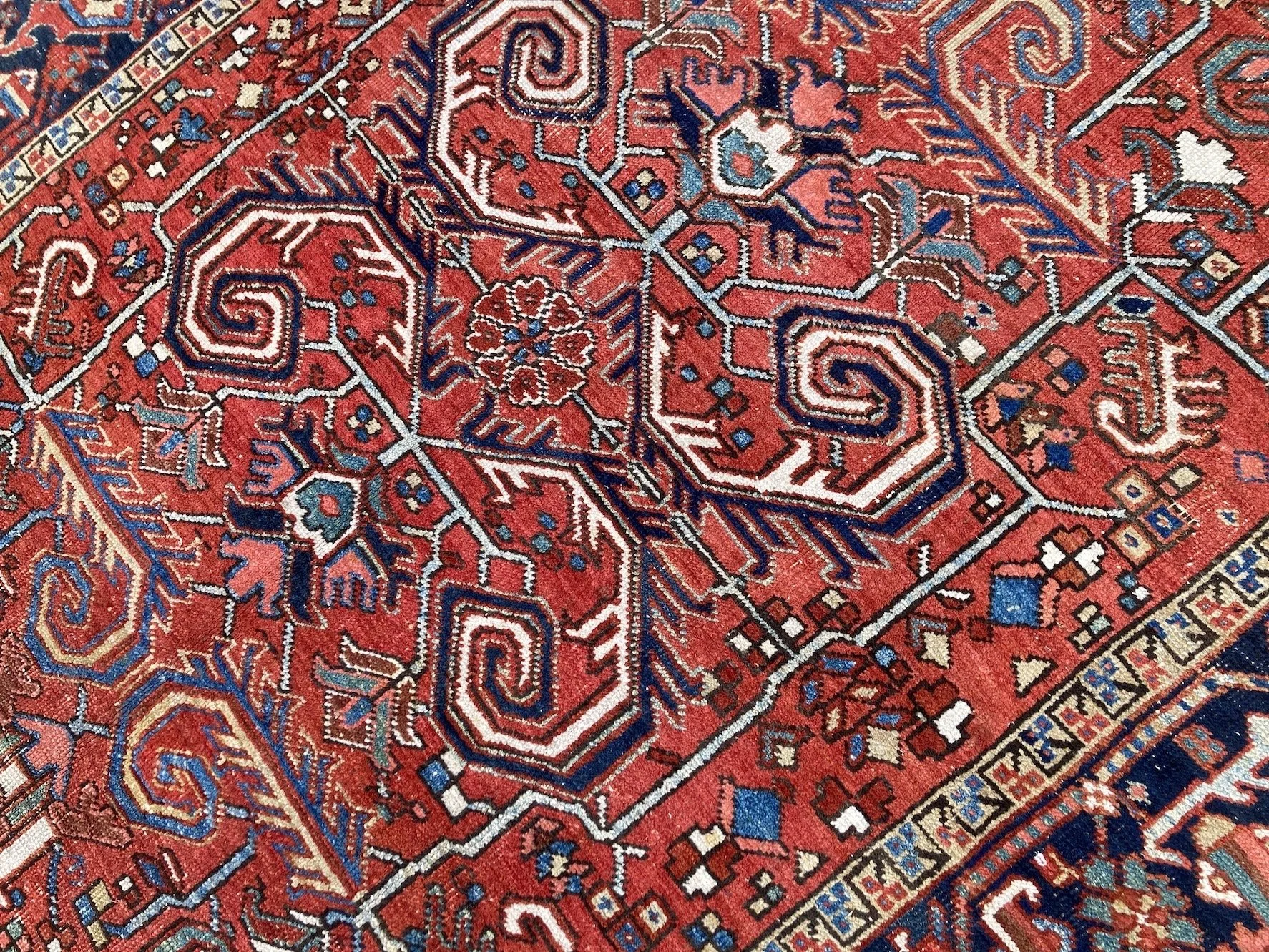 220100006_7 Antique Persian Heriz Carpet.JPG