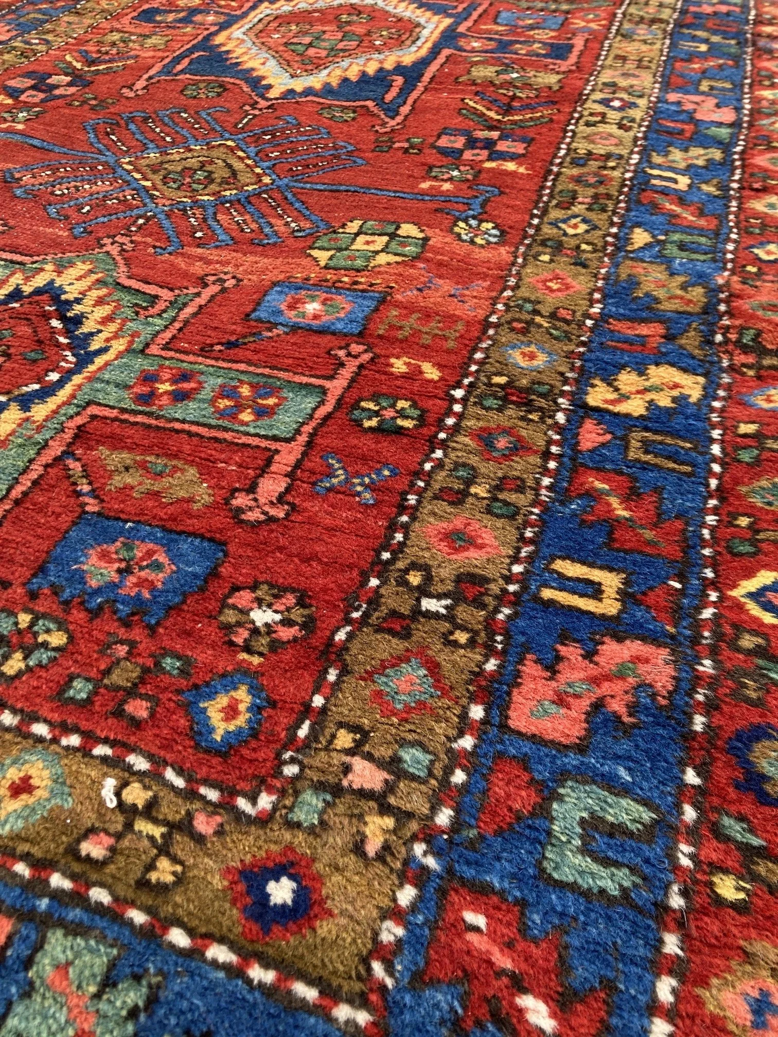 220100007_5 Antique Persian Heriz Runner.JPG