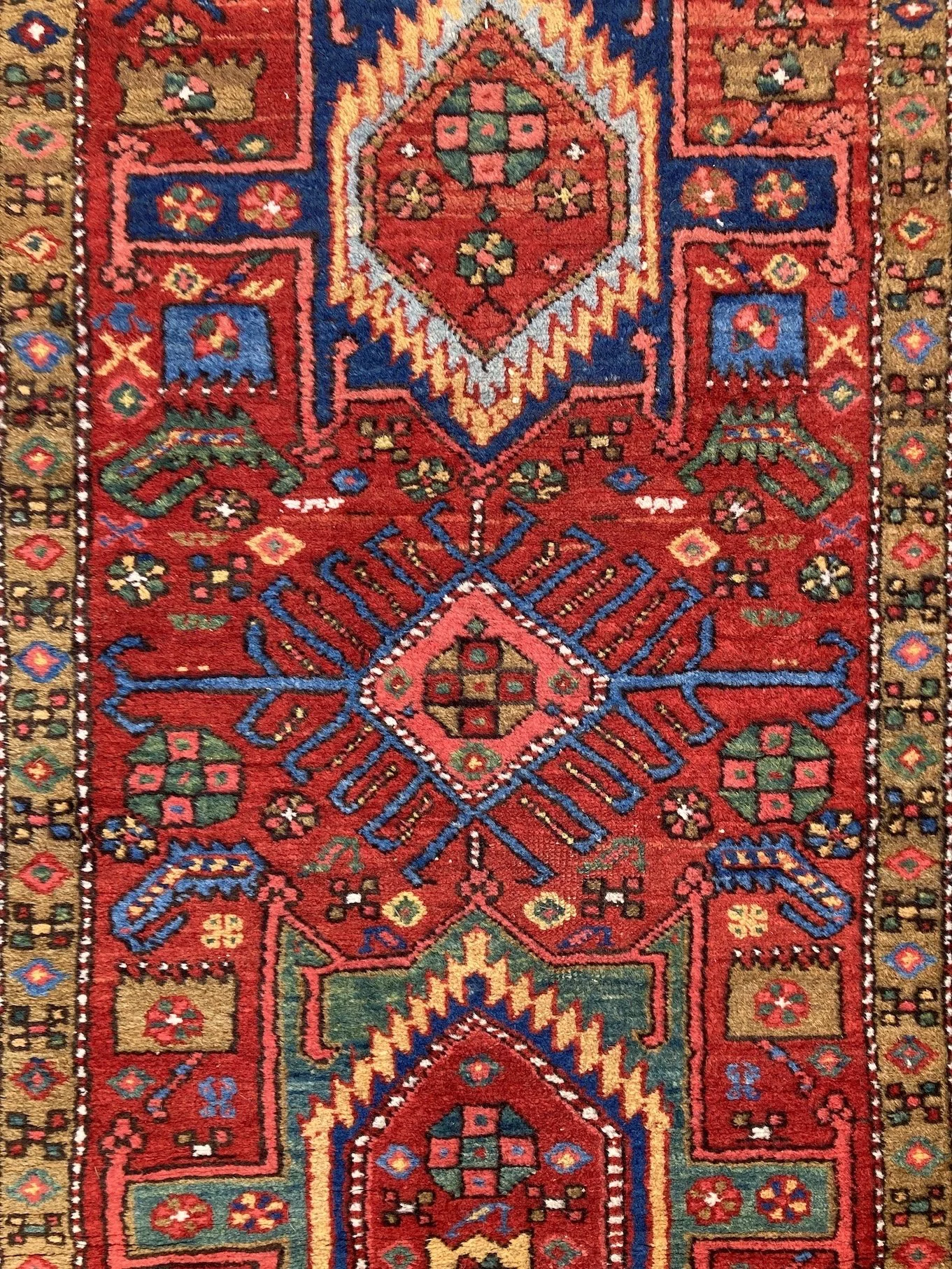220100007_10 Antique Persian Heriz Runner.JPG