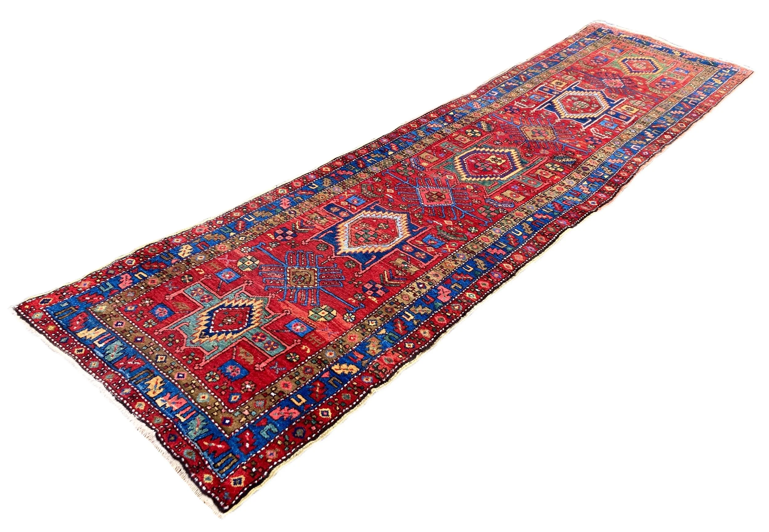 220100007_2 Antique Persian Heriz Runner.JPG