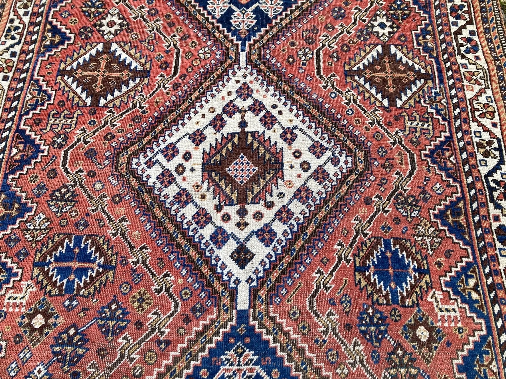 220300003_5 Antique Persian Tribal Qashqai Rug.JPG