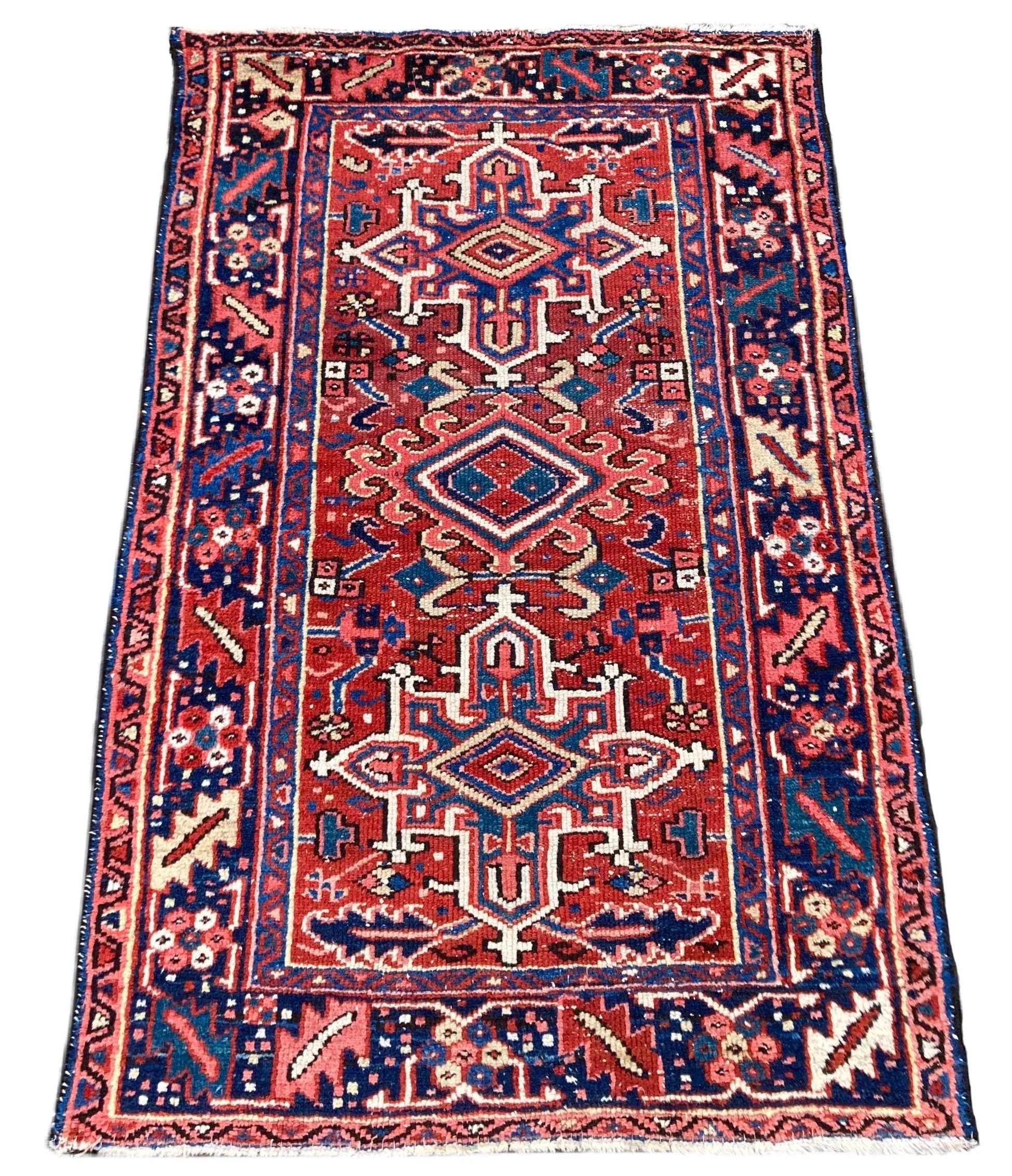 220400001_1 Antique Persian Heriz Rug.JPG