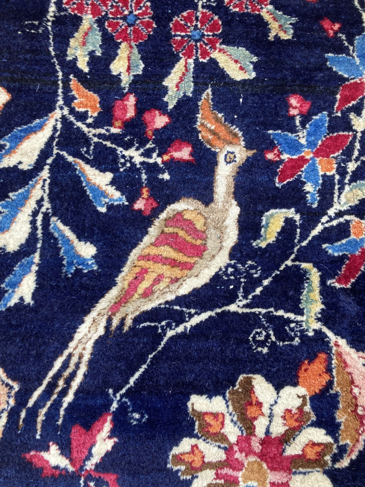 220300001_11 Antique Persian Kirman Lavar Carpet.JPG