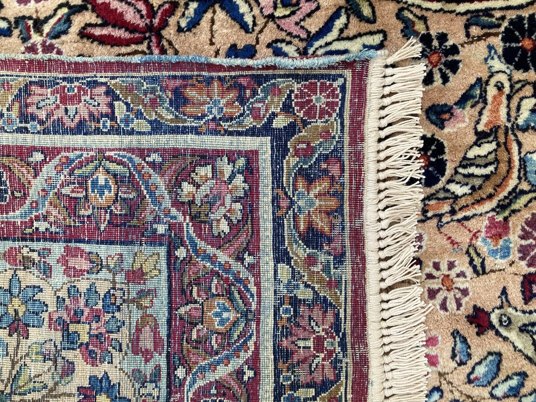 220300001_8 Antique Persian Kirman Lavar Carpet.JPG