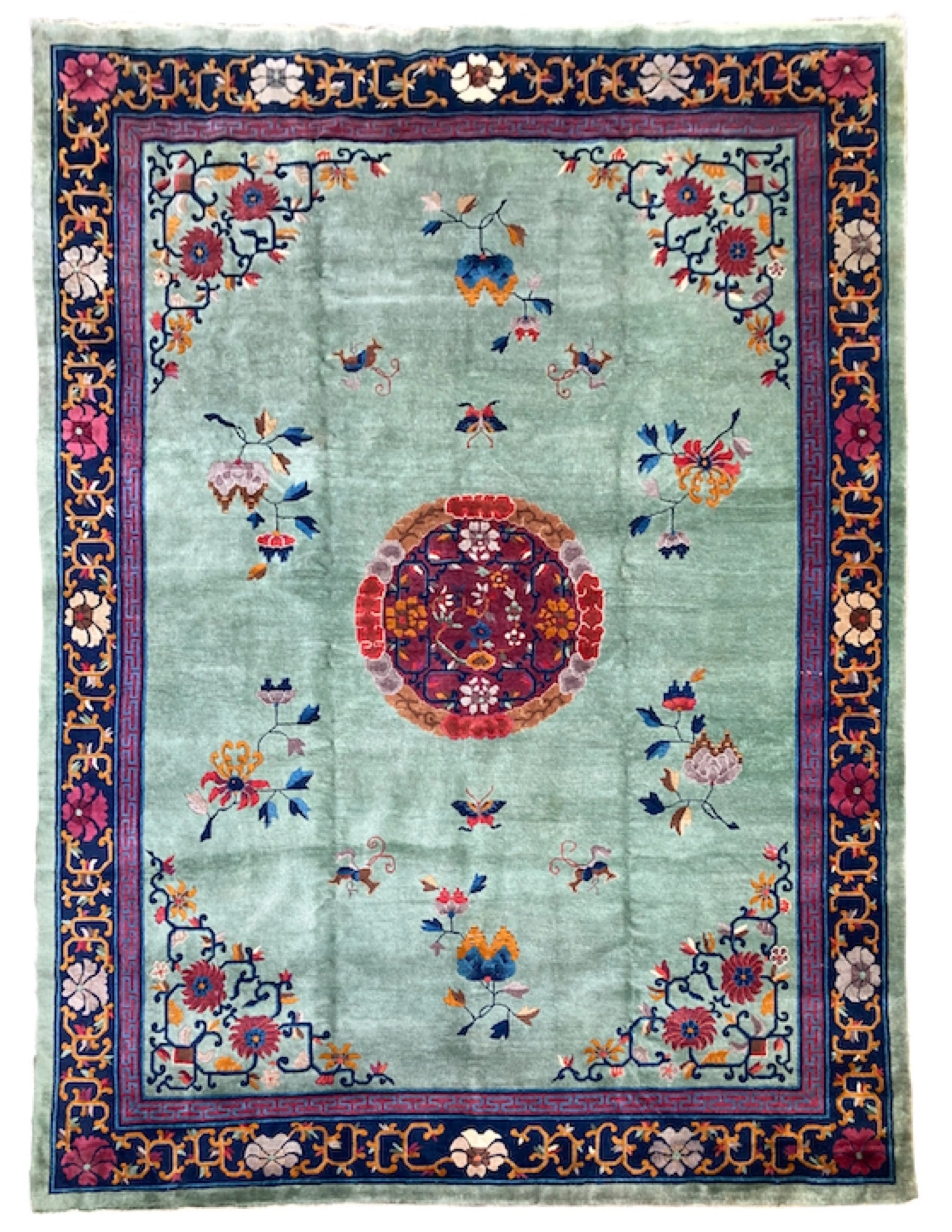 220300002 Antique Chinese Nicholls Art Deco Carpet.JPG