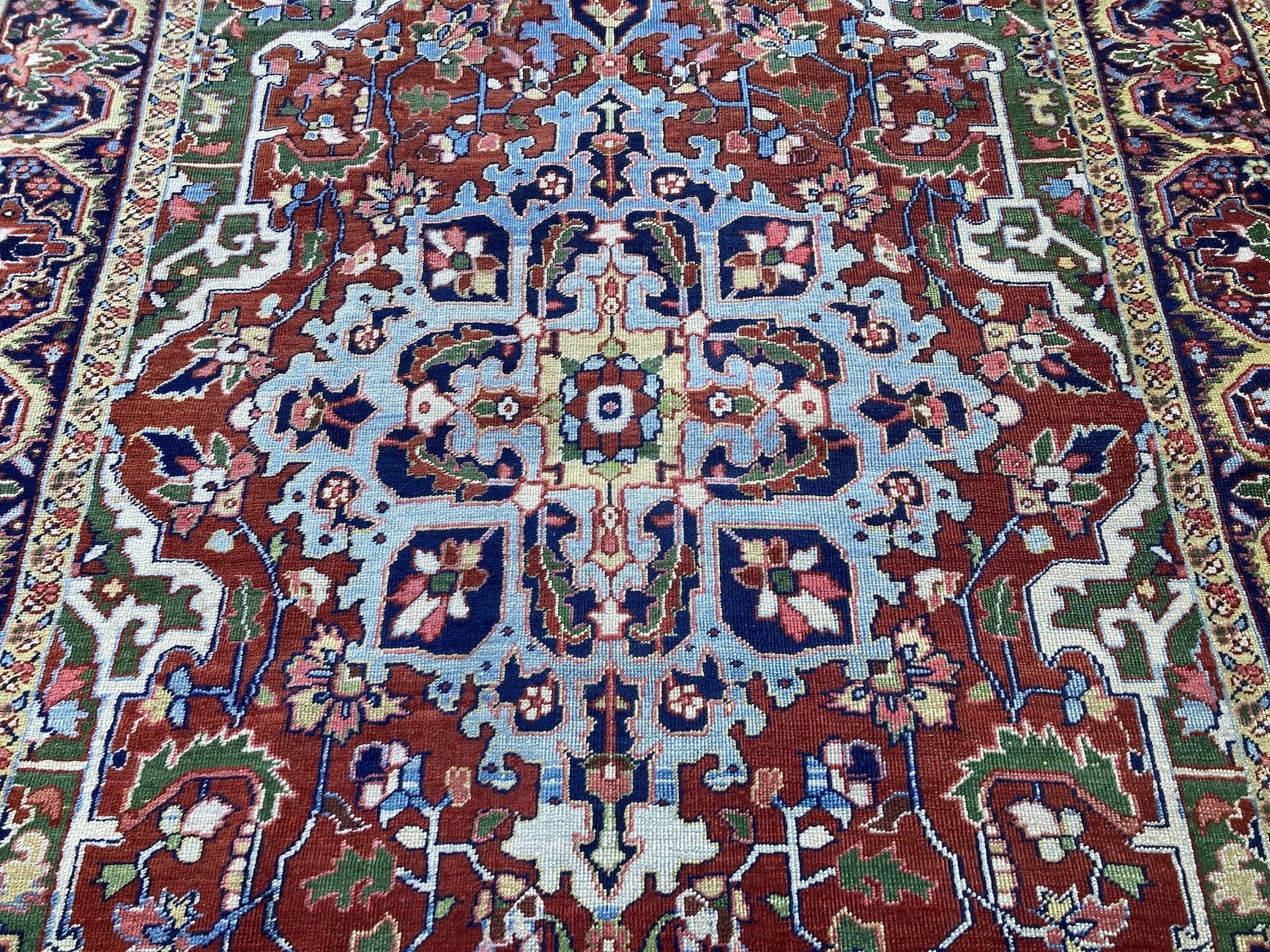 220600001_4 Antique Persian Heriz Carpet.JPG