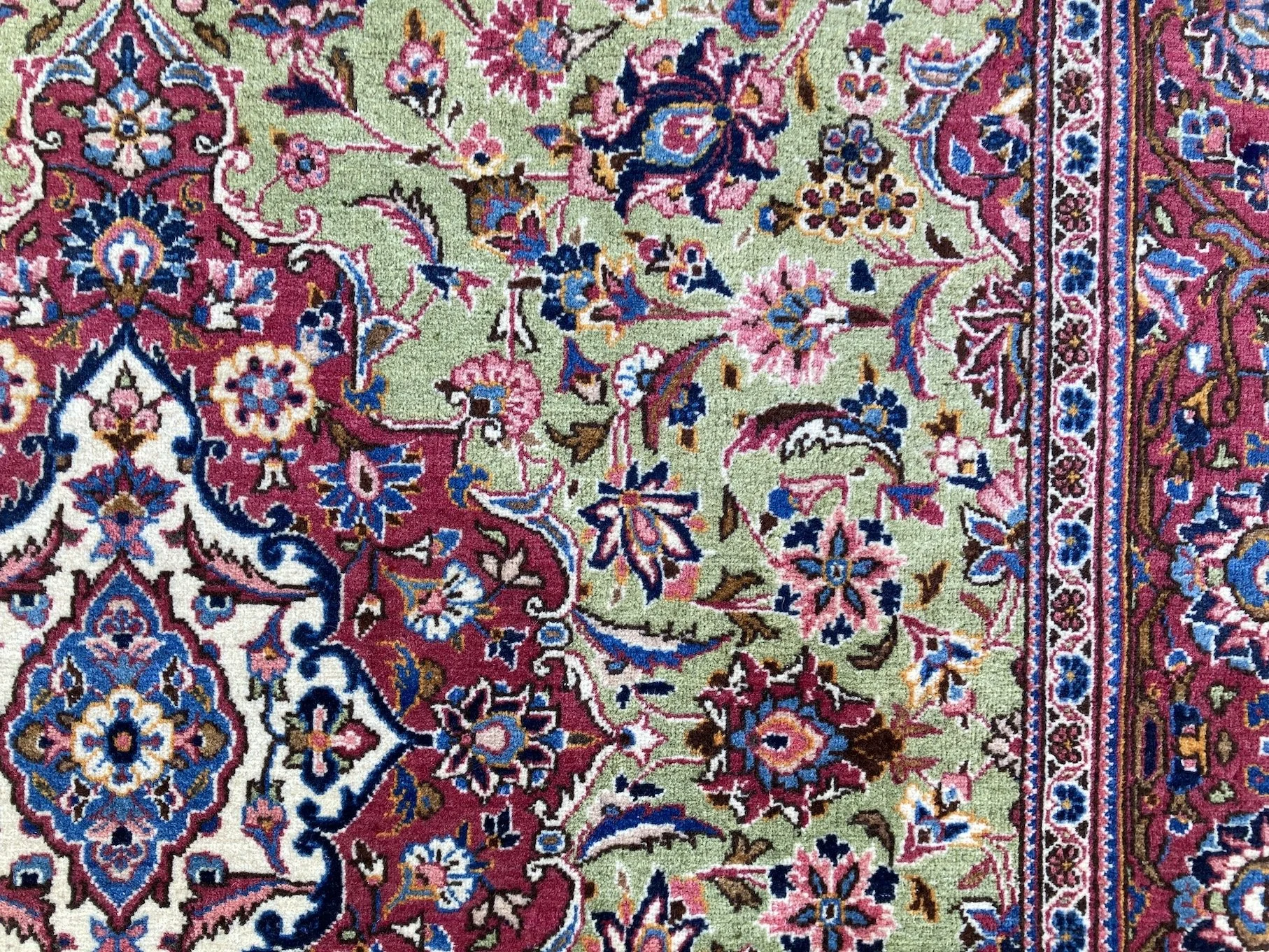 22.12.00015_9 Antique Persian Kashan Rug.JPG