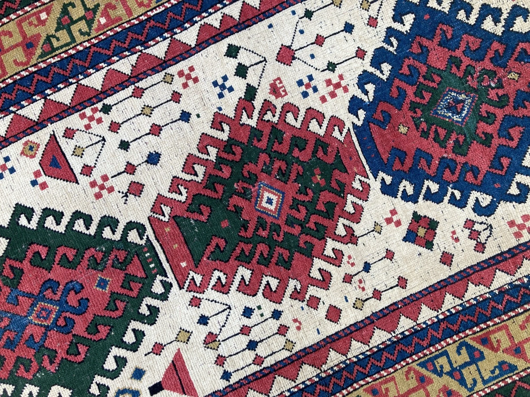 22.10.00002_7 Antique Caucasian Kazak Rug.JPG