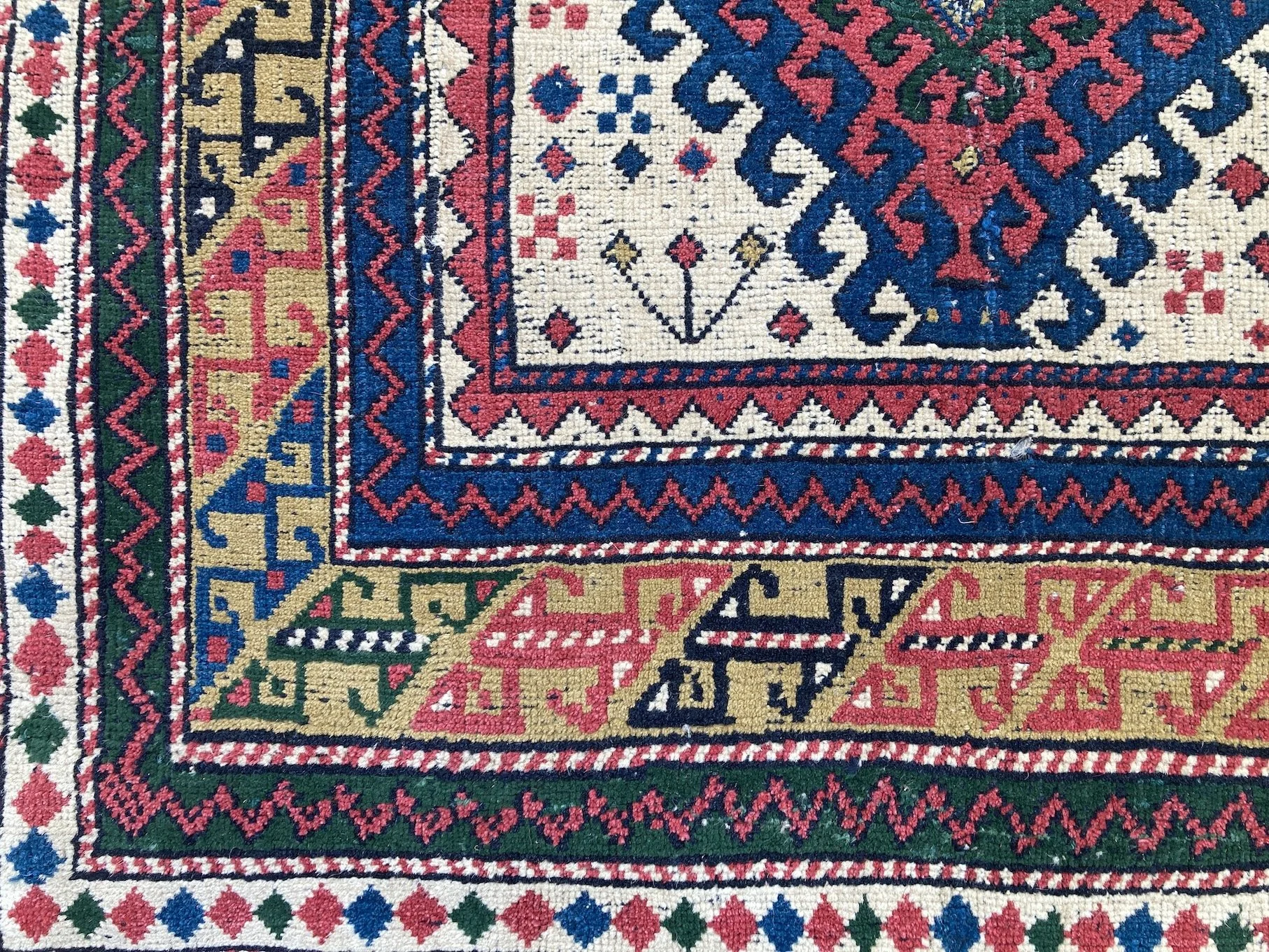 22.10.00002_3 Antique Caucasian Kazak Rug.JPG