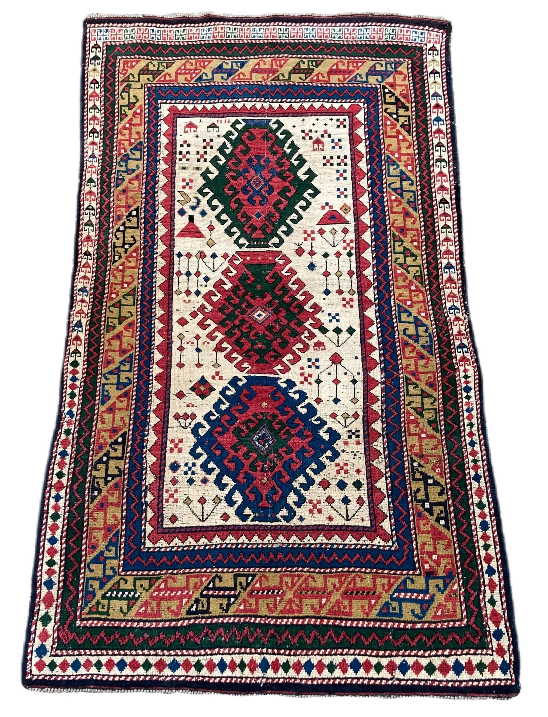 22.10.00002_1 Antique Caucasian Kazak Rug.JPG