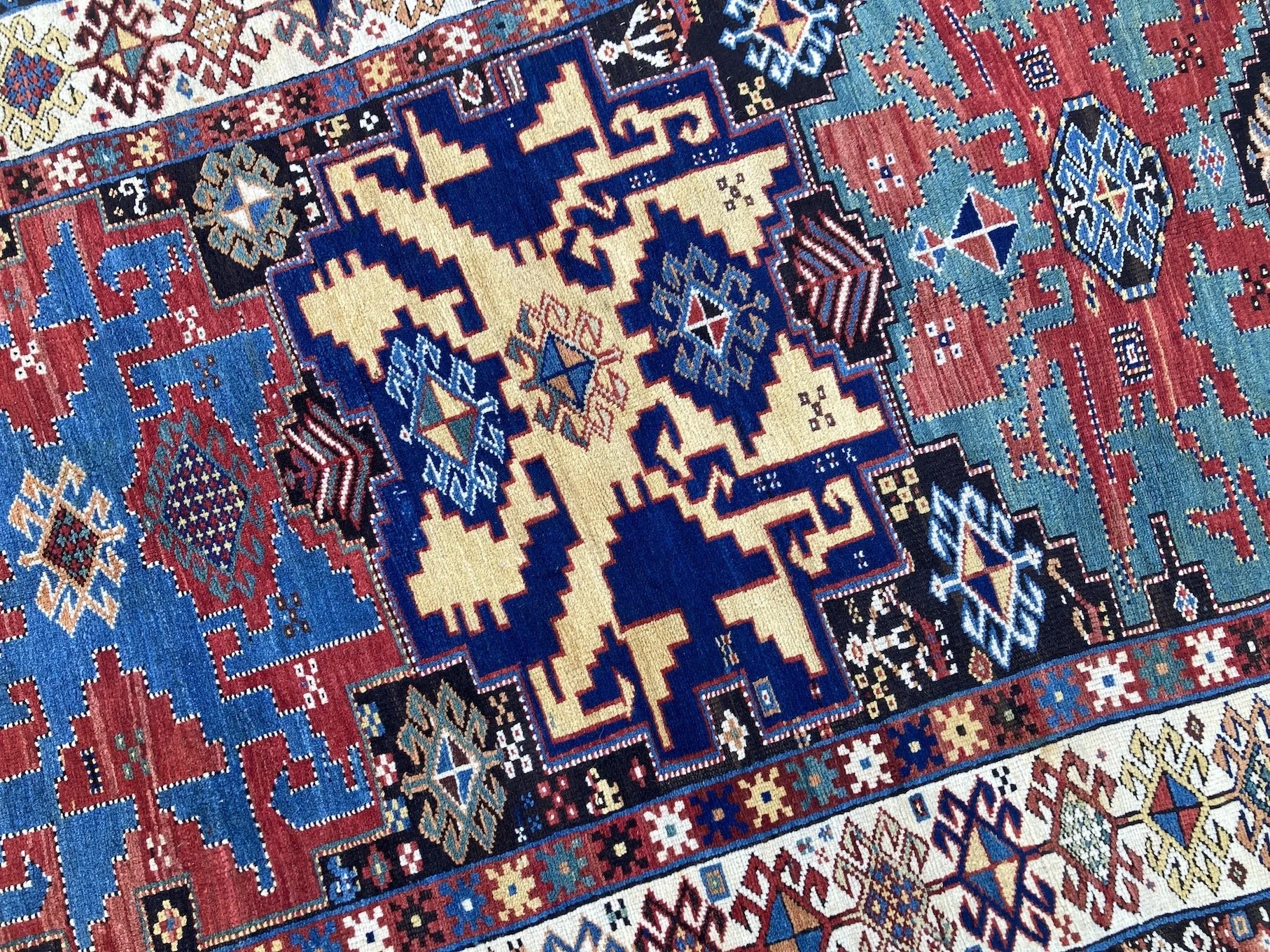 22.10.00003_7 Antique Caucasian Kazak Rug.JPG