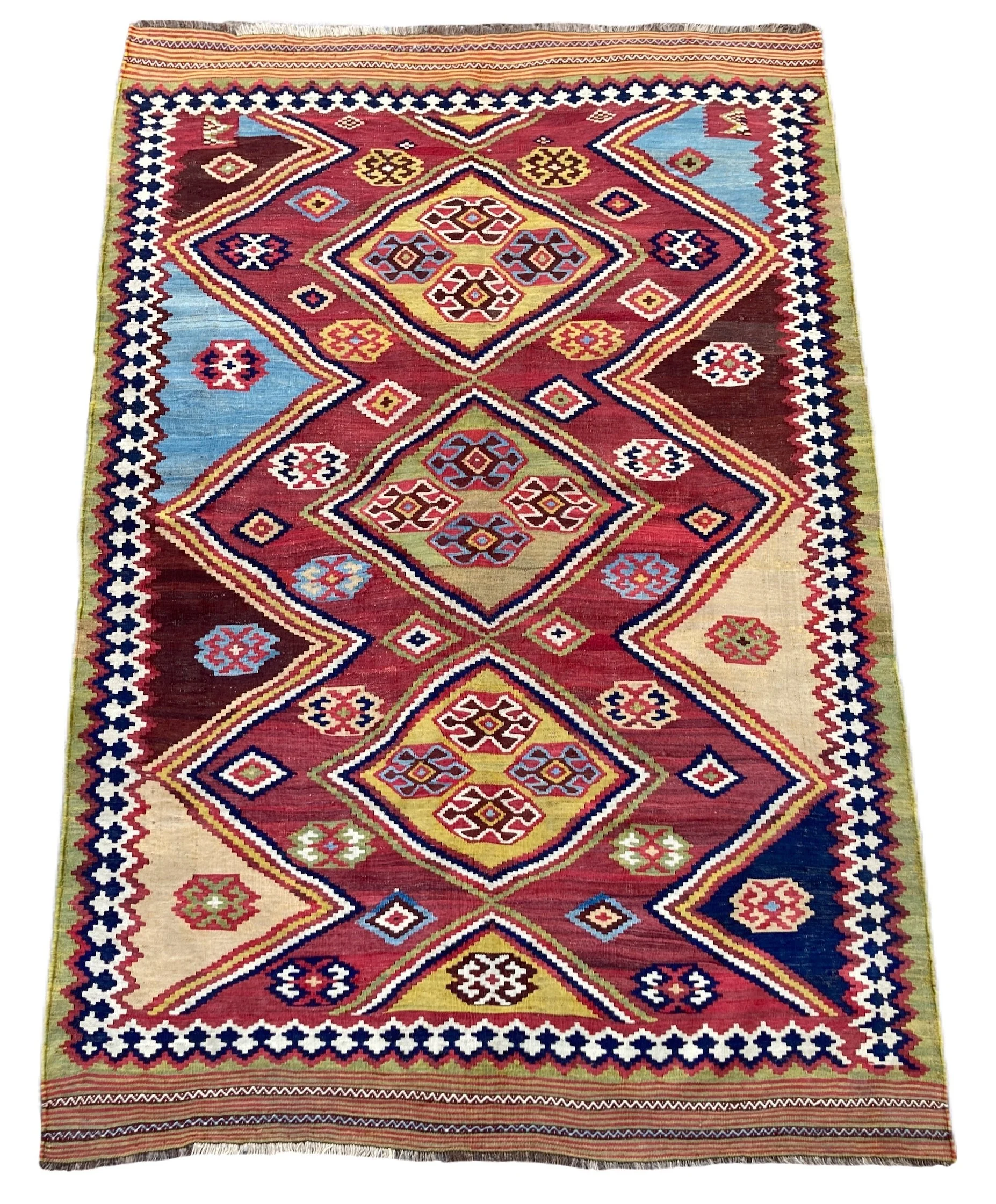 22.10.00004_1 Antique Persian Qashqai Kilim Rug.JPG