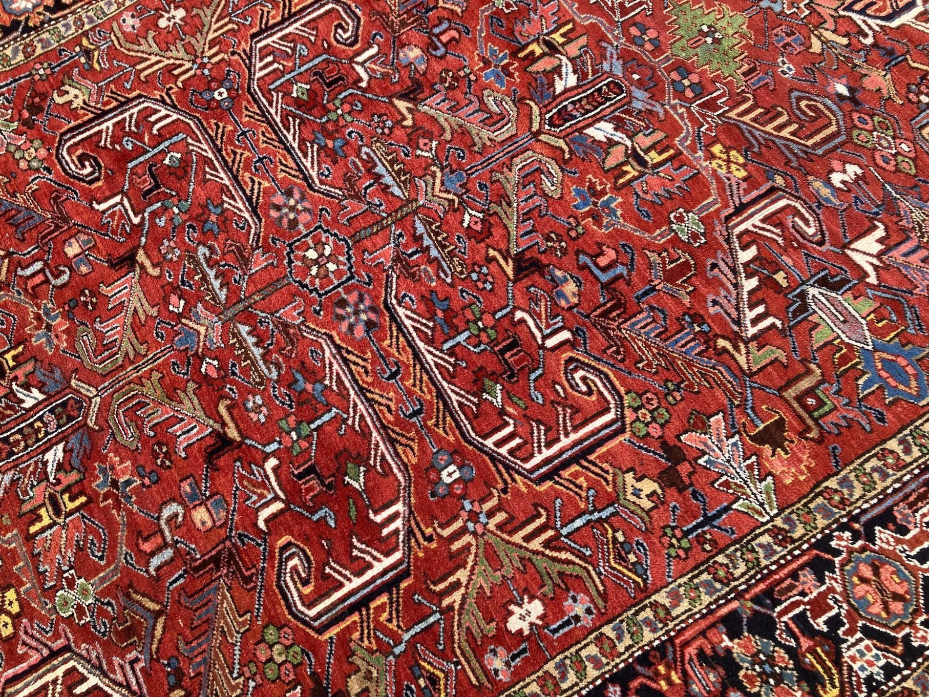 22.12.00011_7 Antique Persian Heriz Carpet.JPG