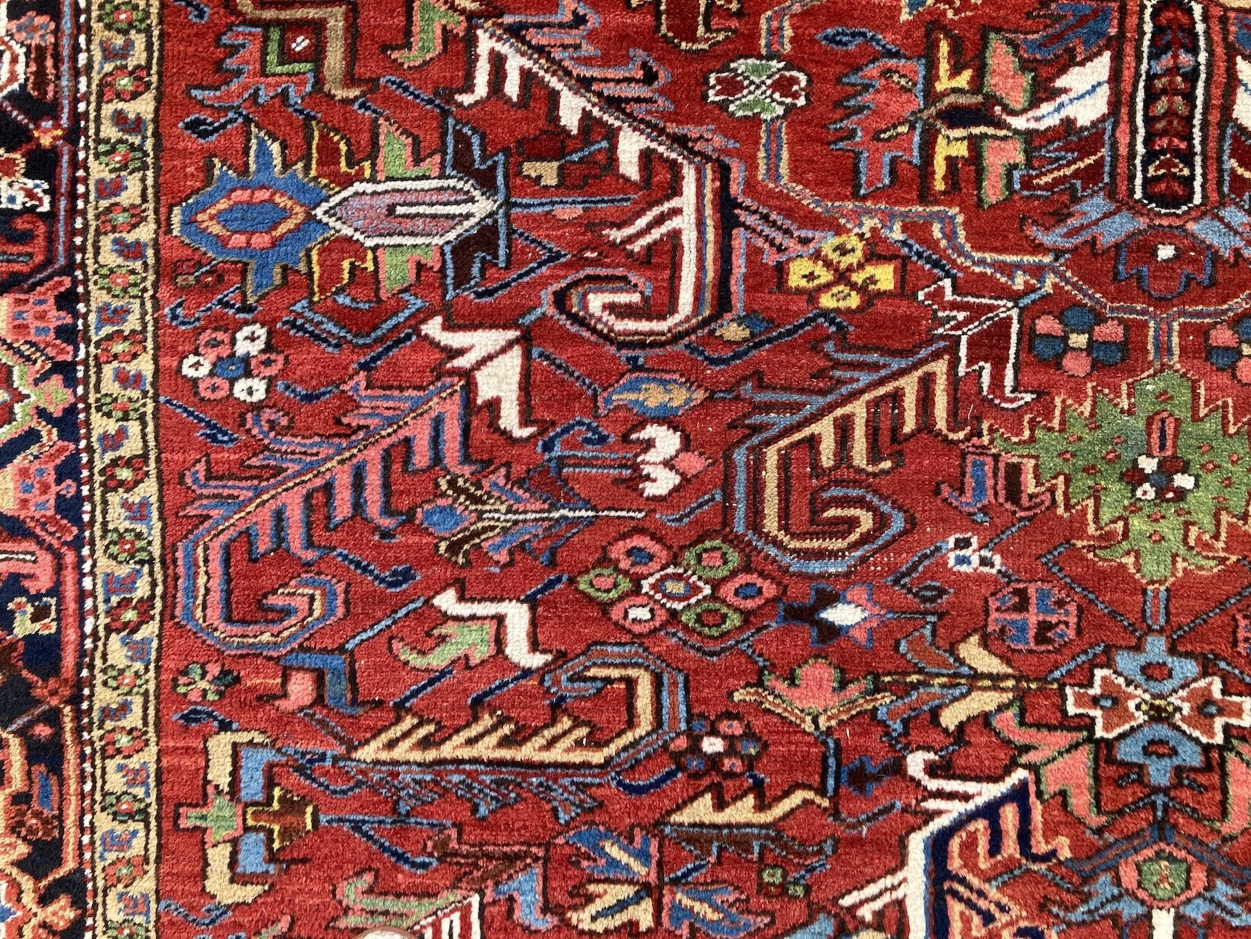 22.12.00011_8 Antique Persian Heriz Carpet.JPG