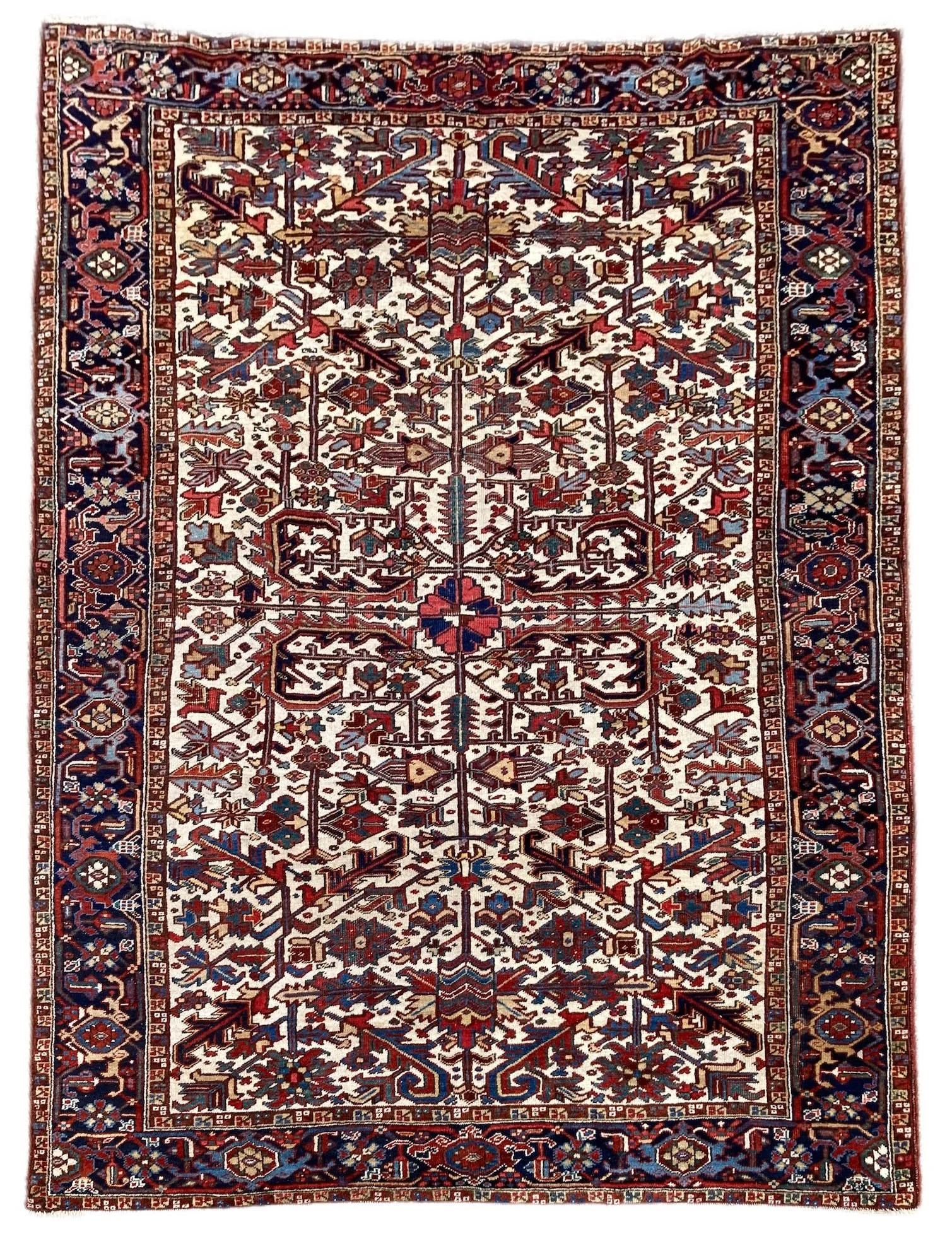 22.12.00010 Antique Persian Heriz Carpet.JPG