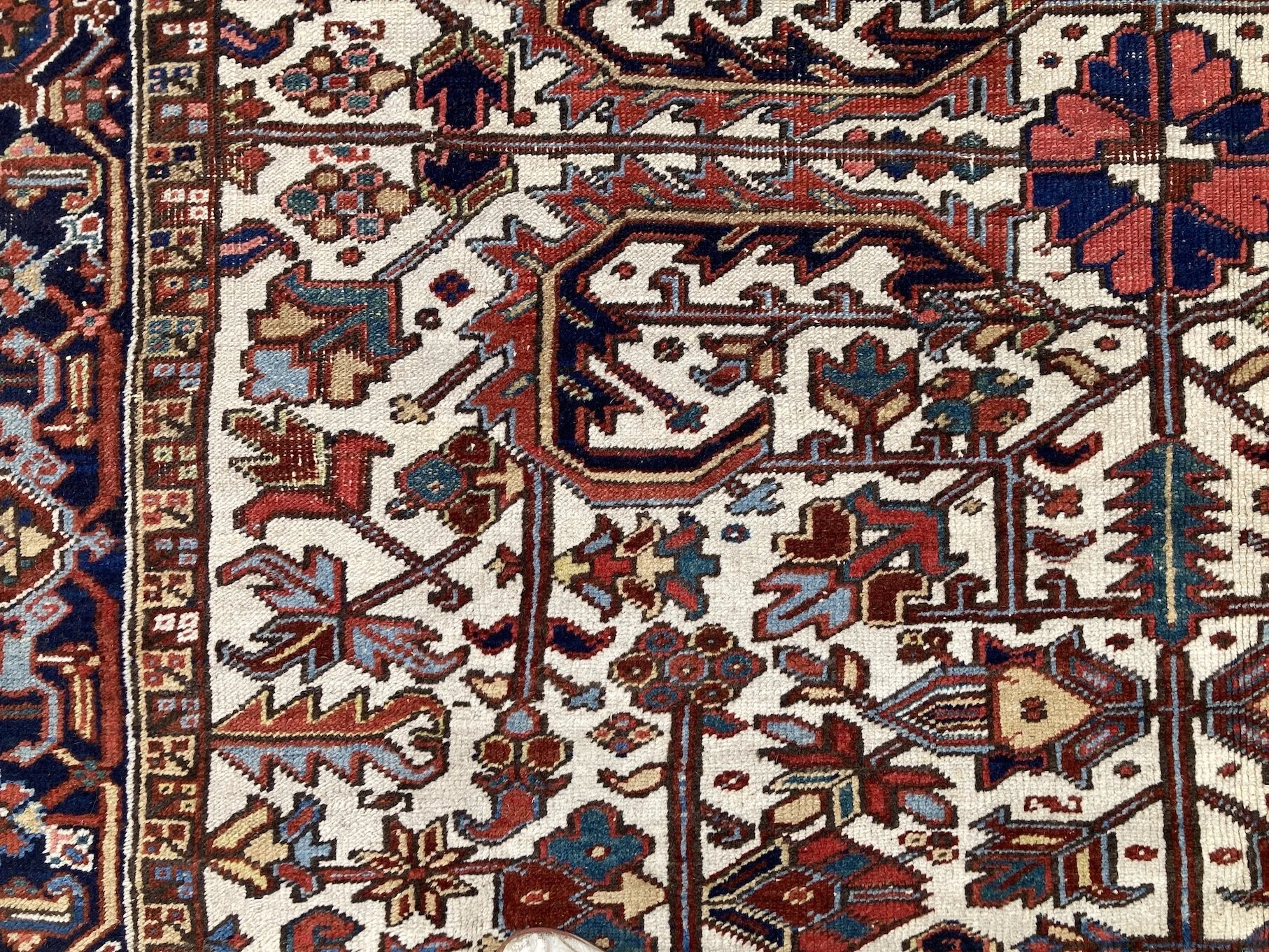 22.12.00010_8 Antique Persian Heriz Carpet.JPG