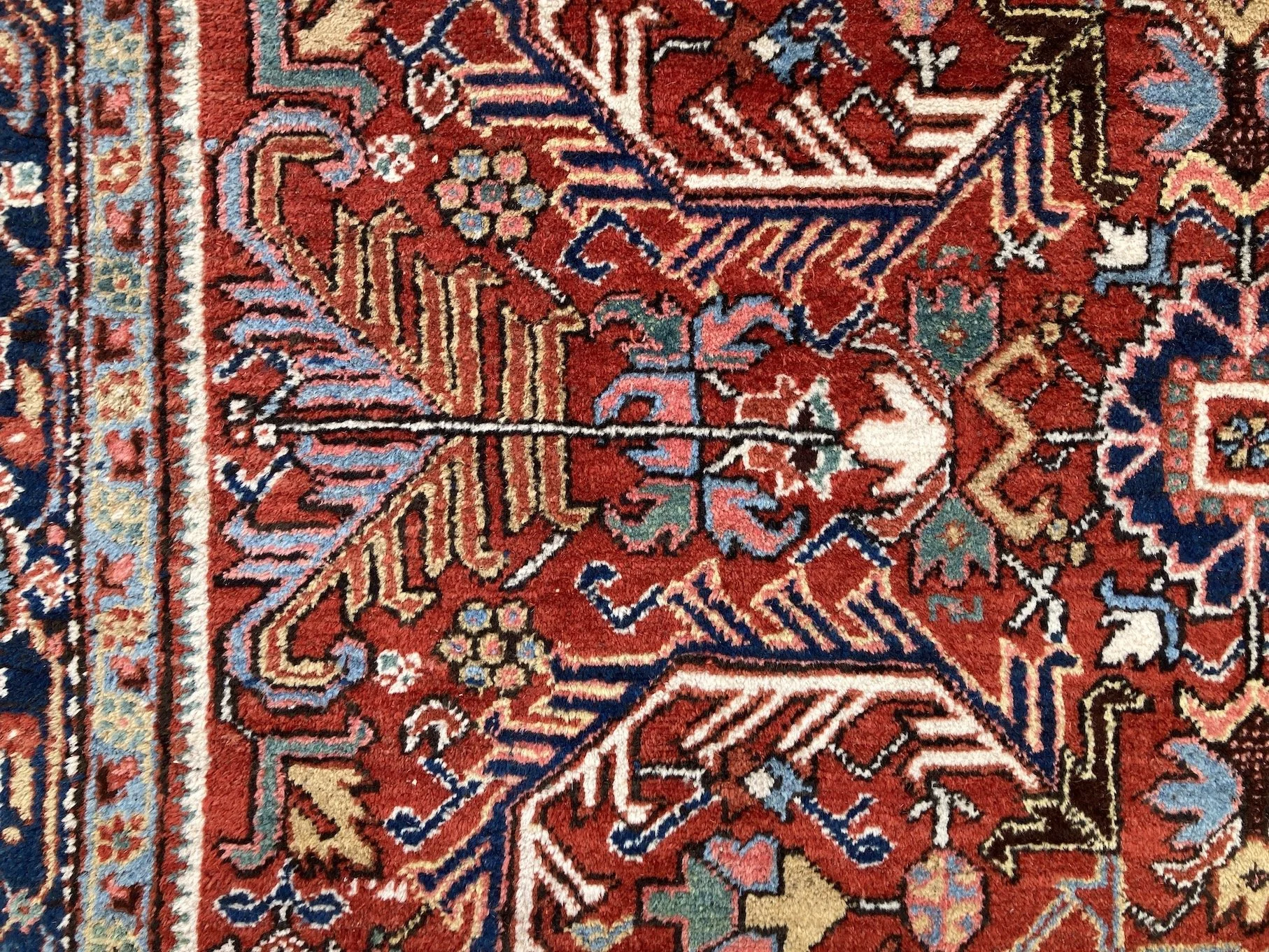 22.12.00009_8 Antique Persian Heriz Carpet.JPG
