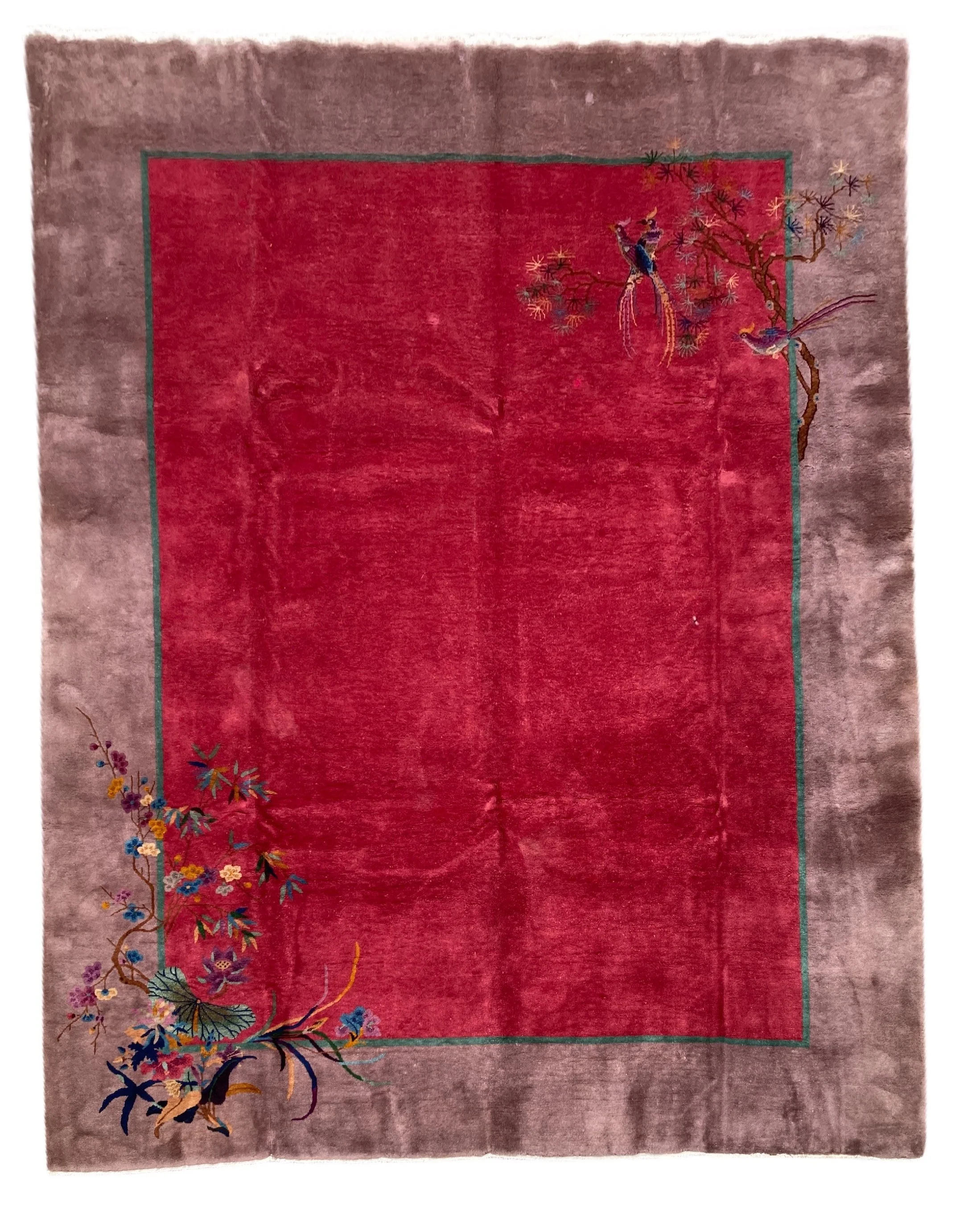 22.11.00001 Antique Chinese Nichols Art Deco Carpet.JPG