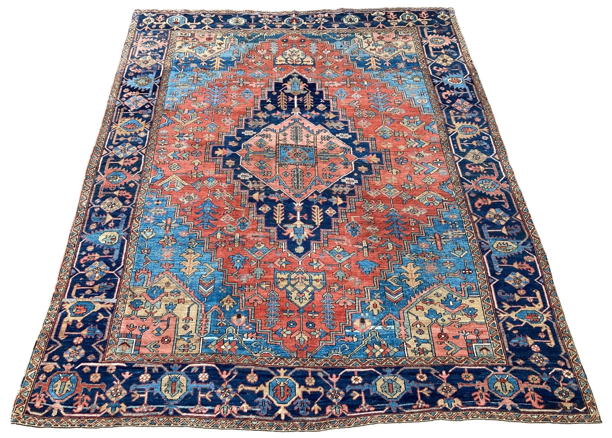 22.16.00001_1 Antique Persian Heriz Carpet.JPG