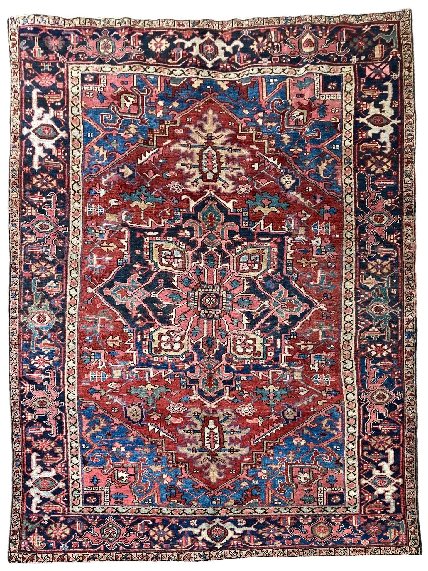 22.16.00002 Antique Persian Heriz Carpet.JPG