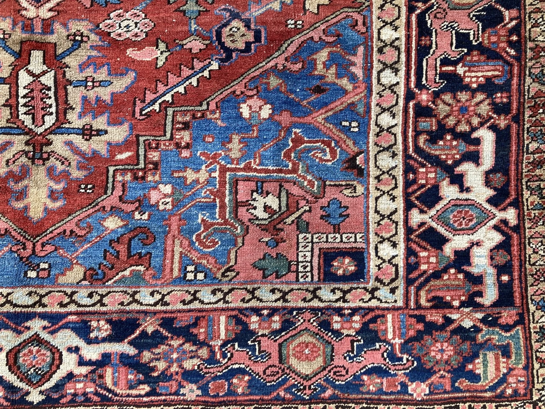 22.16.00002_3 Antique Persian Heriz Carpet.JPG