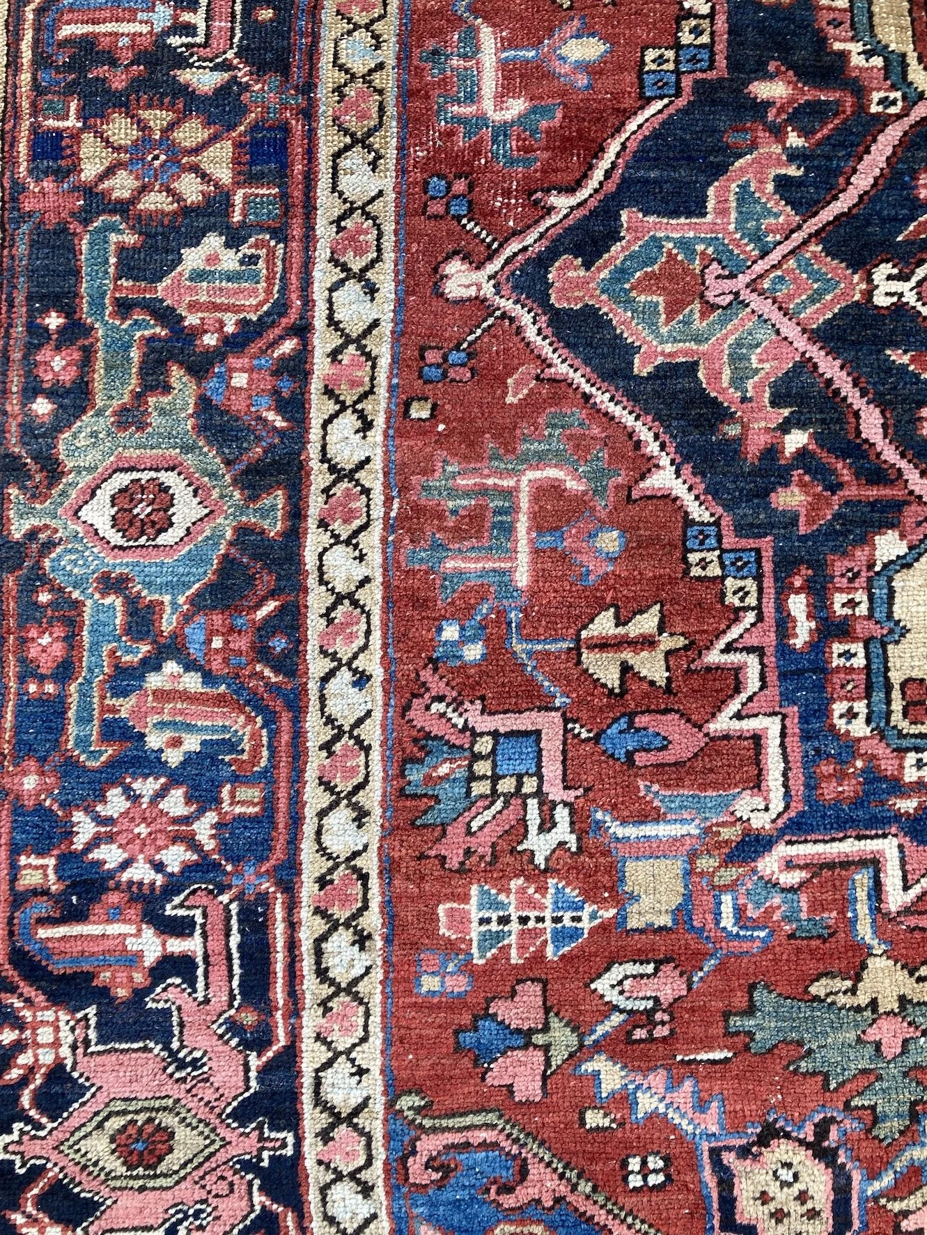 22.16.00002_10 Antique Persian Heriz Carpet.JPG