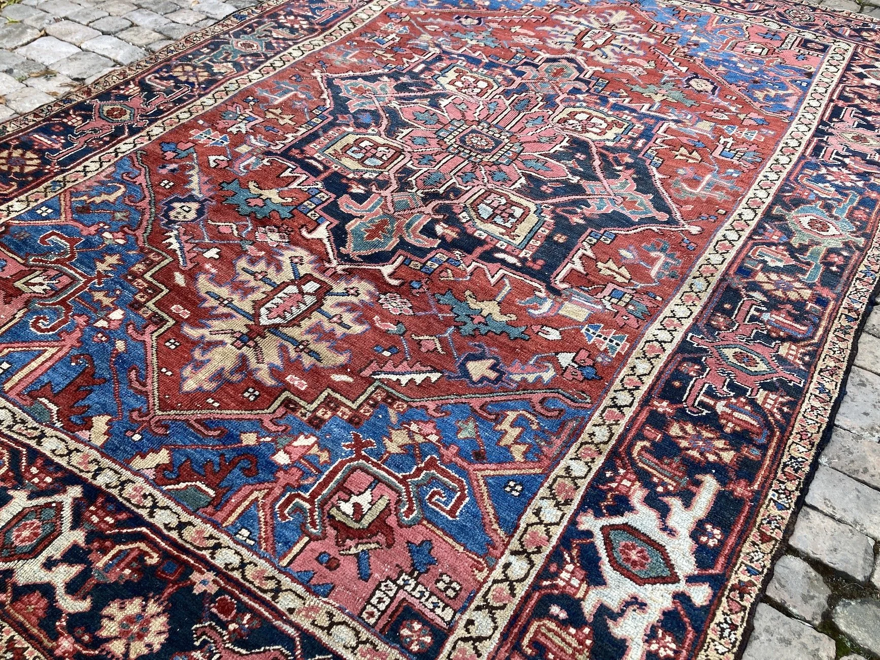 22.16.00002_12 Antique Persian Heriz Carpet.JPG