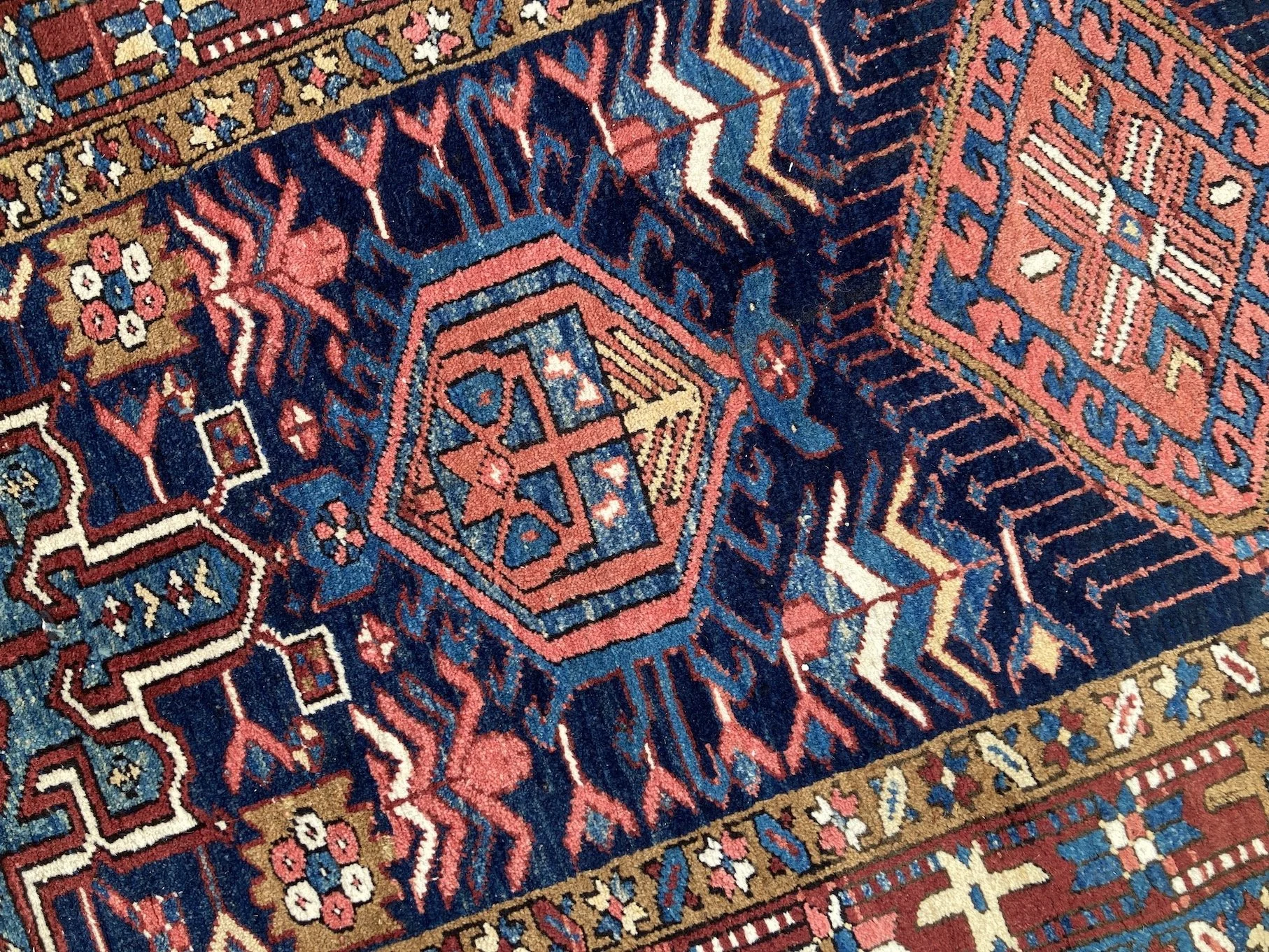 22.19.00002_7 Antique Persian Heriz Runner.JPG