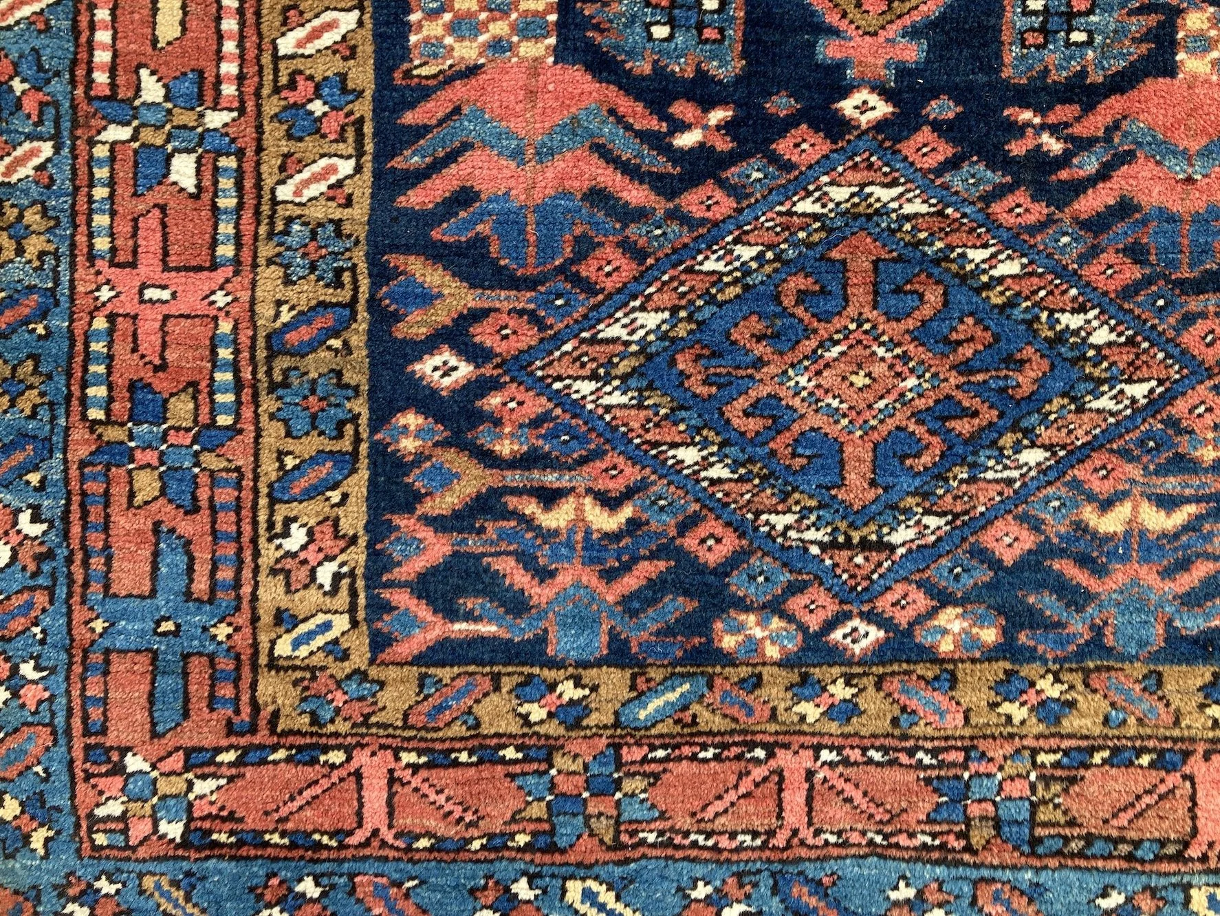 22.19.00002_3 Antique Persian Heriz Runner.JPG