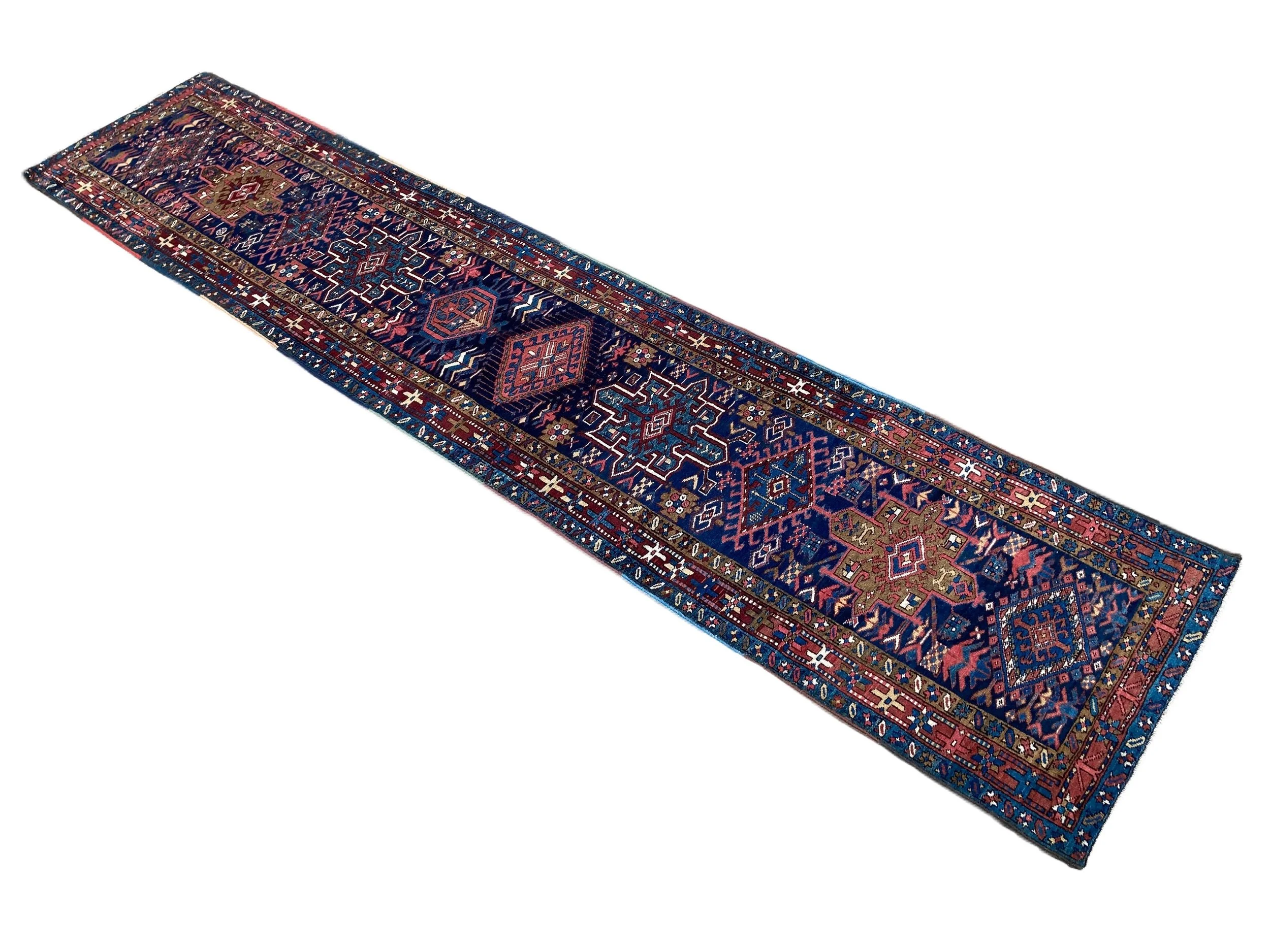 22.19.00002_2 Antique Persian Heriz Runner.JPG