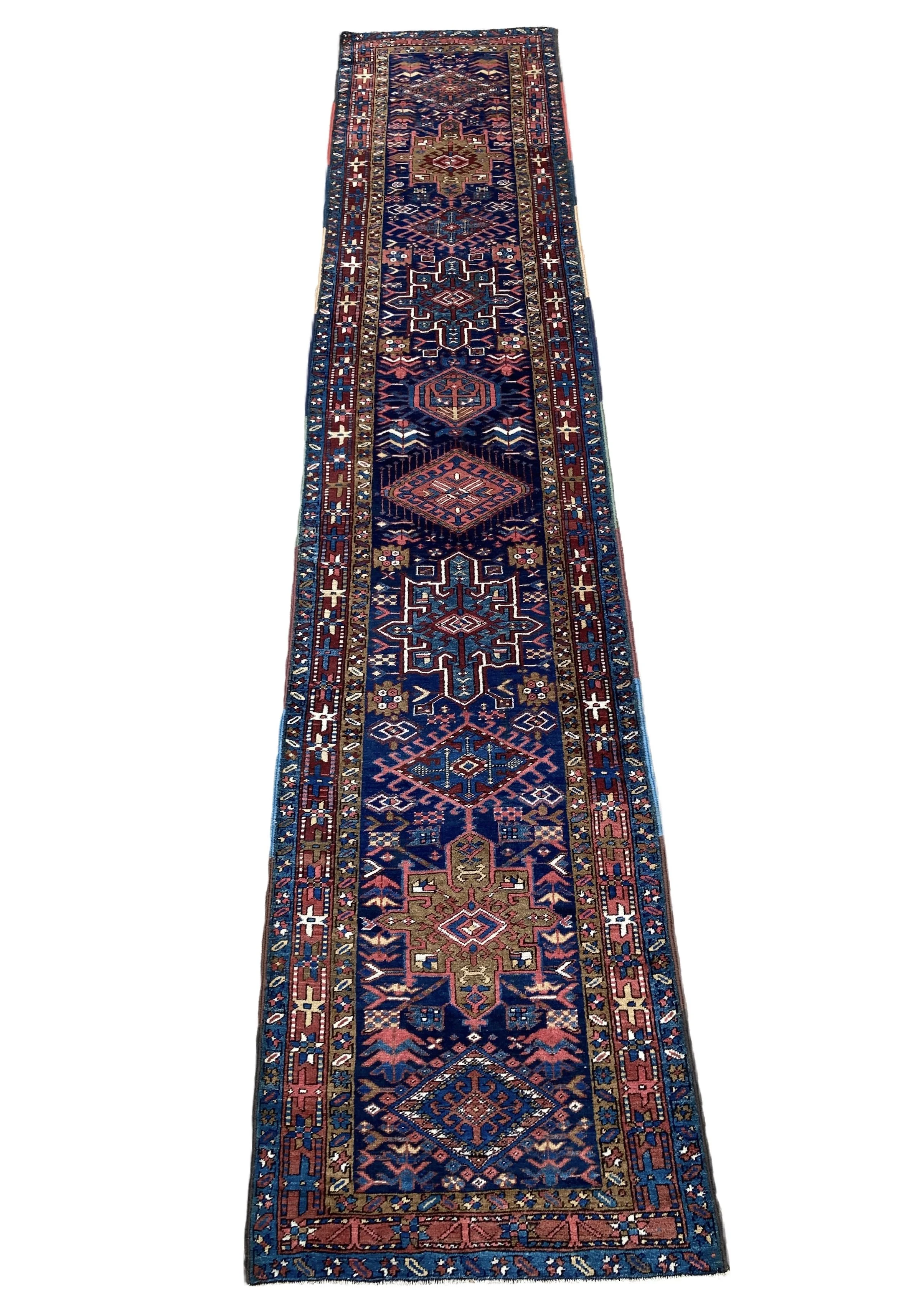 22.19.00002_1 Antique Persian Heriz Runner.JPG