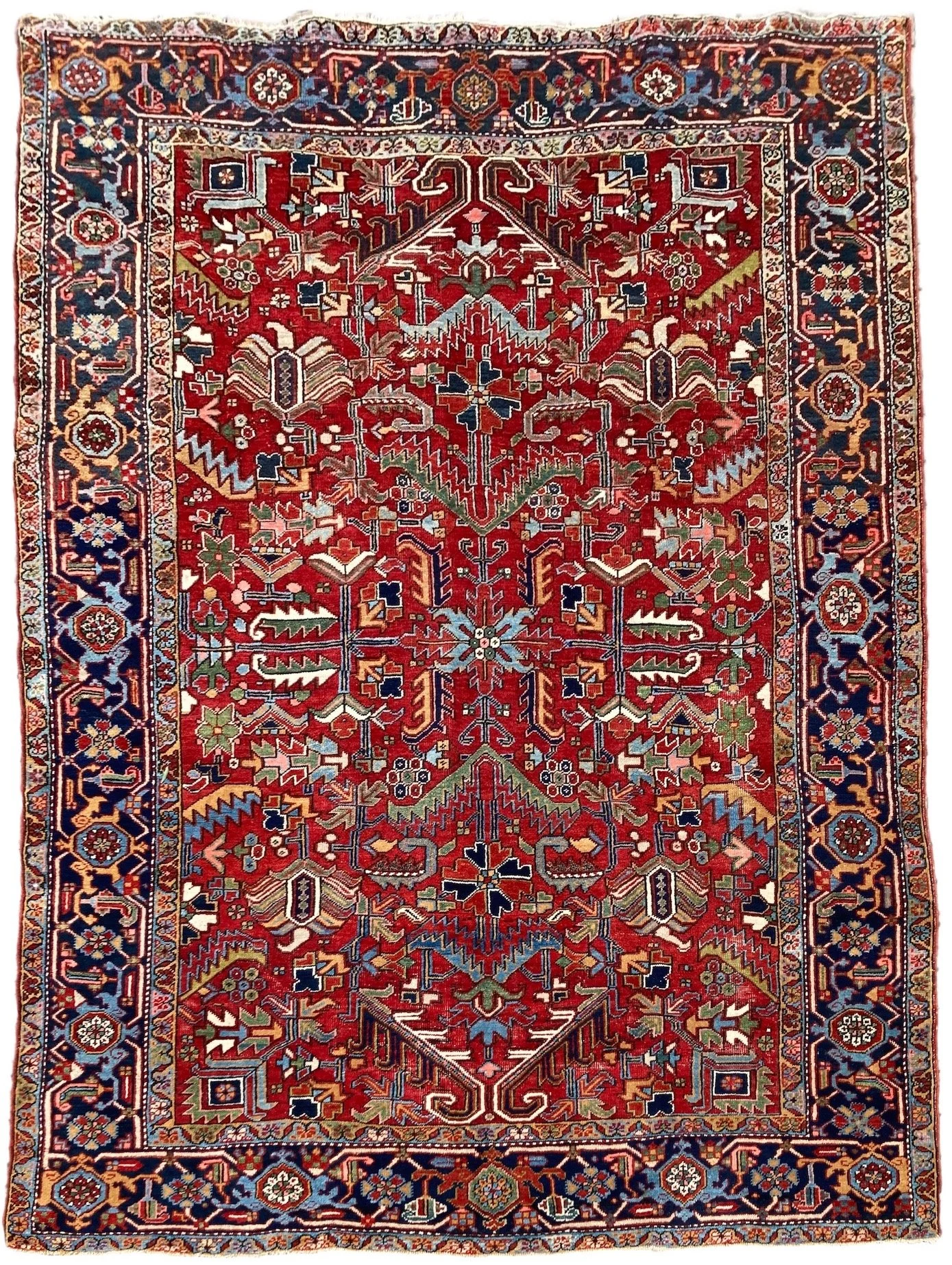 22.21.00001 Antique Persian Heriz Rug.JPG