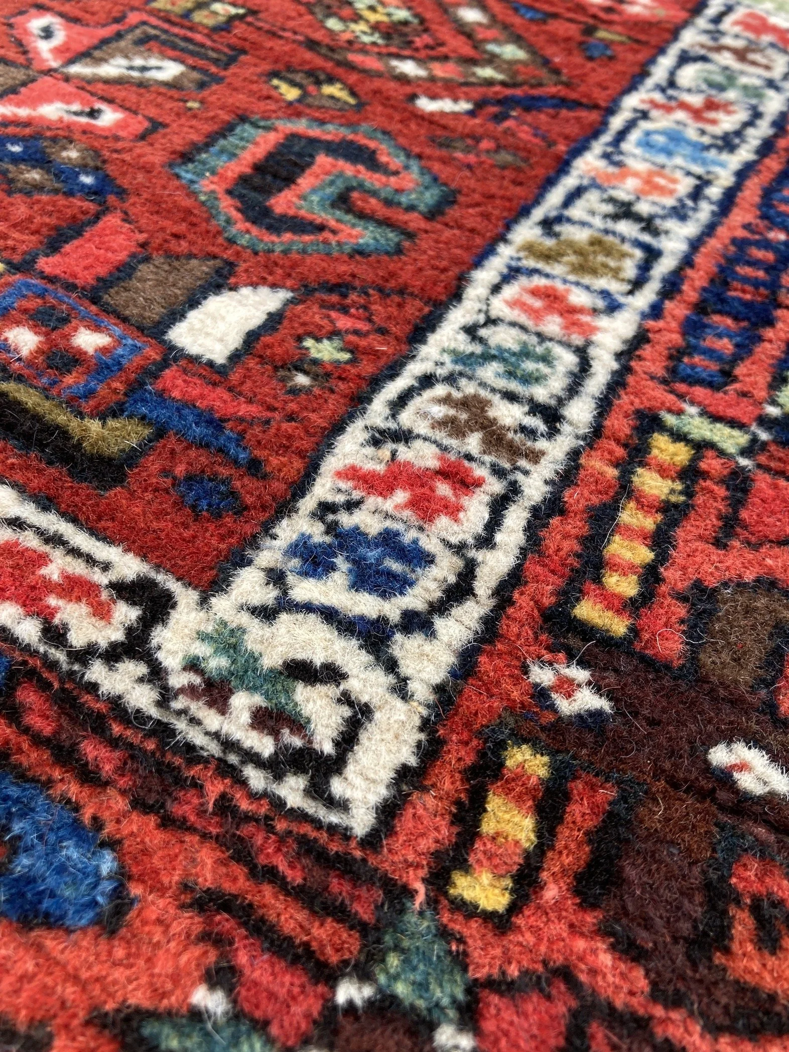 22.19.00001_6 Antique Persian Heriz Runner.JPG