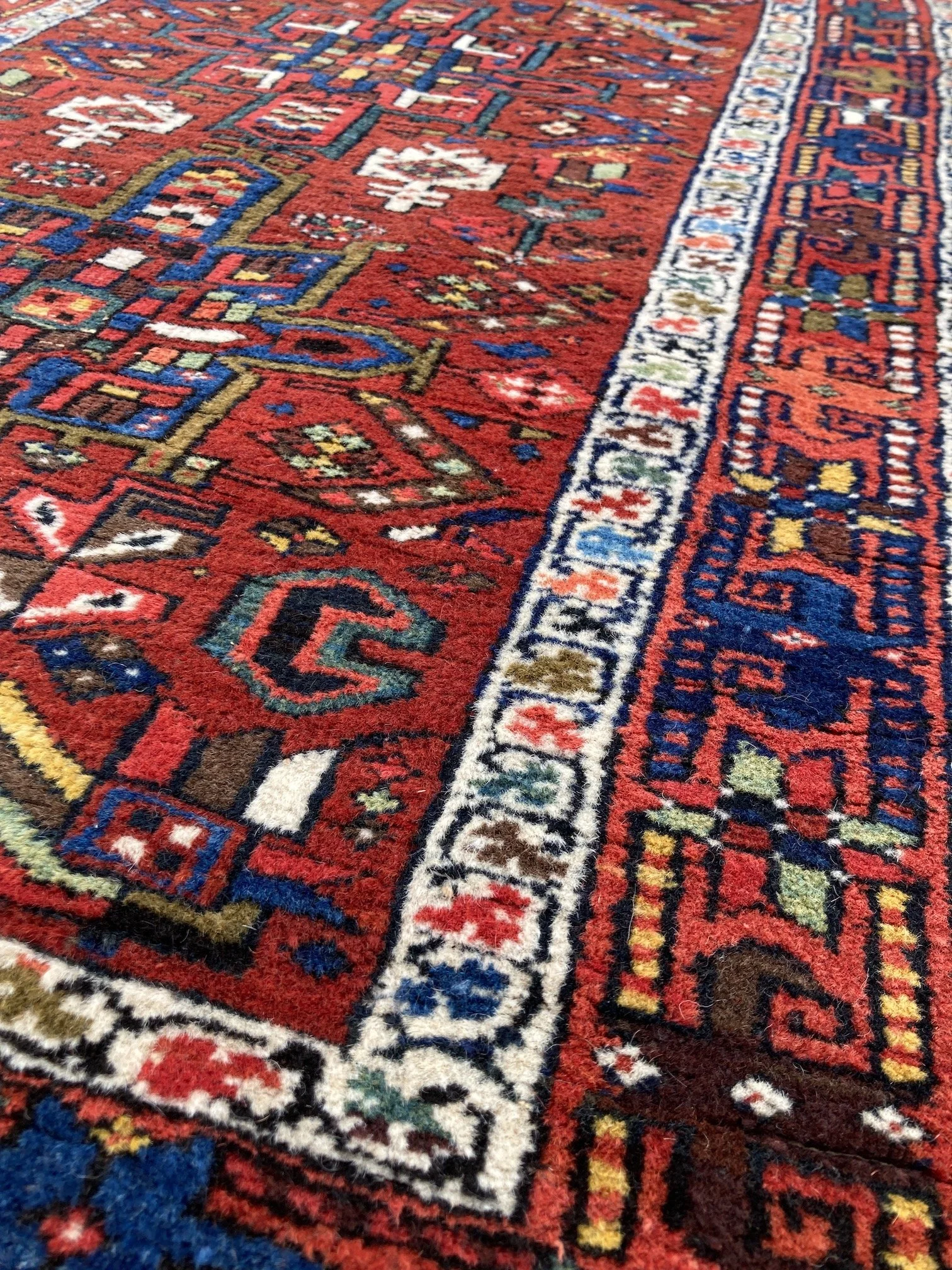 22.19.00001_5 Antique Persian Heriz Runner.JPG
