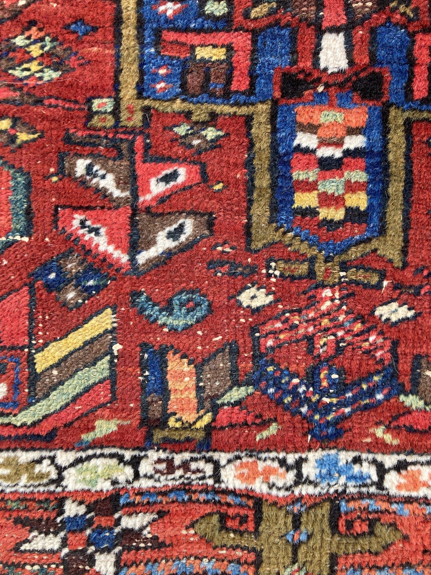 22.19.00001_13 Antique Persian Heriz Runner.JPG