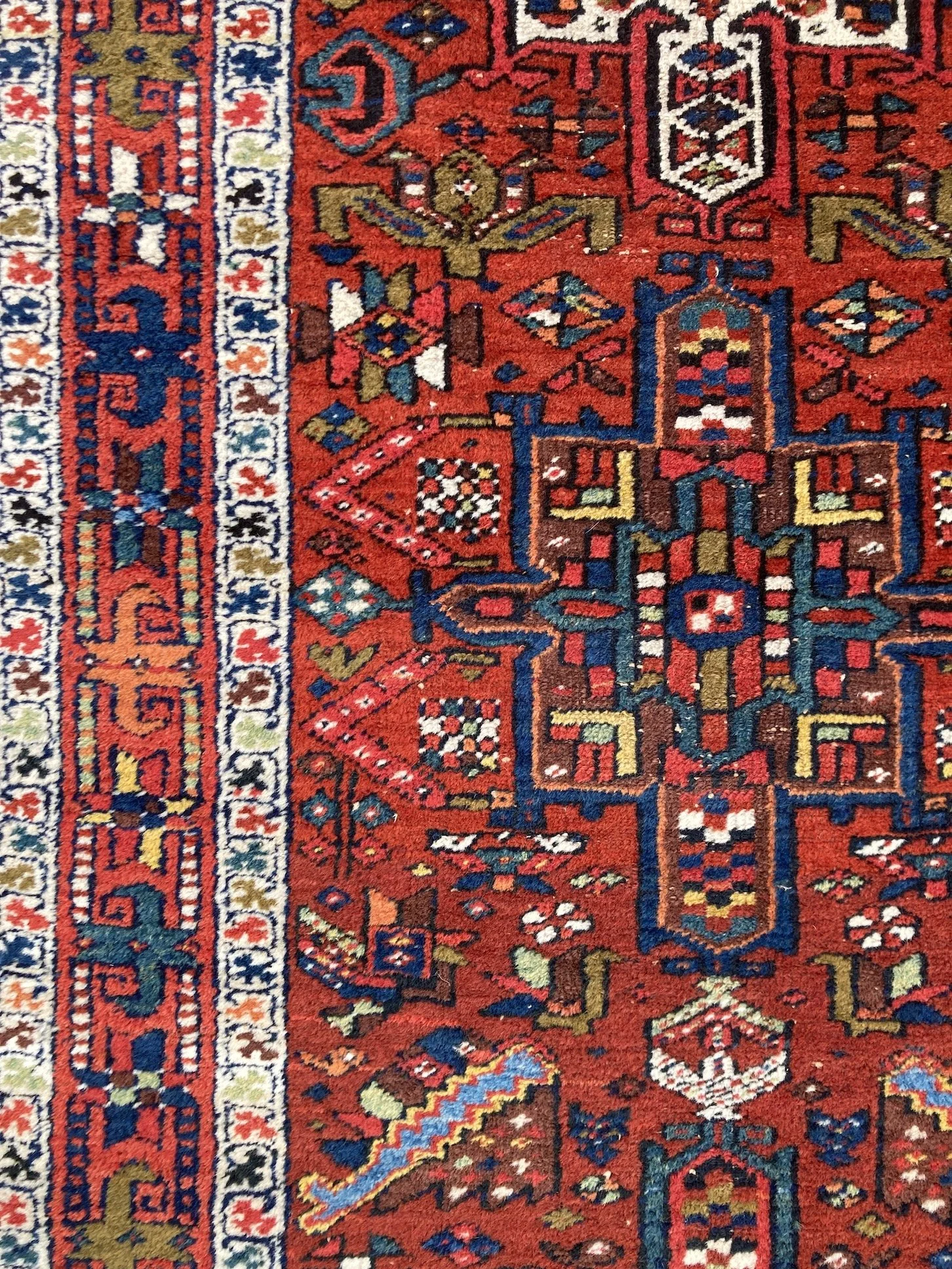 22.19.00001_8 Antique Persian Heriz Runner.JPG