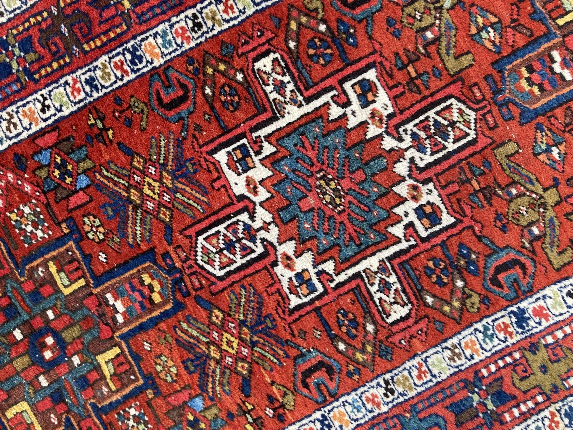 22.19.00001_7 Antique Persian Heriz Runner.JPG
