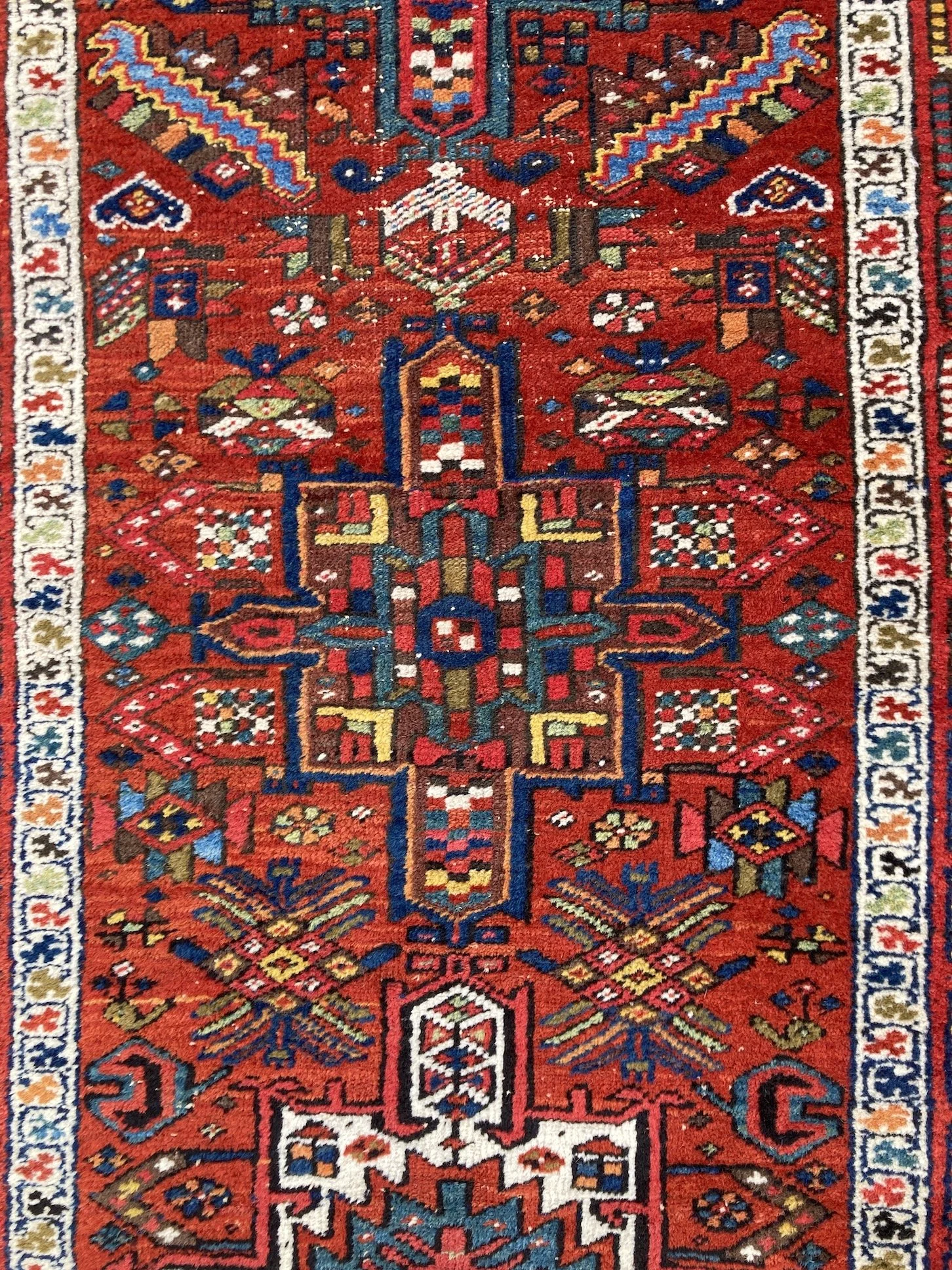 22.19.00001_11 Antique Persian Heriz Runner.JPG