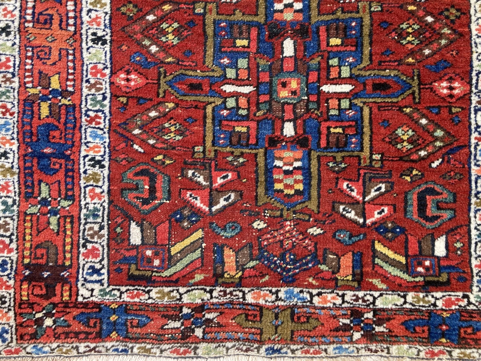 22.19.00001_3 Antique Persian Heriz Runner.JPG