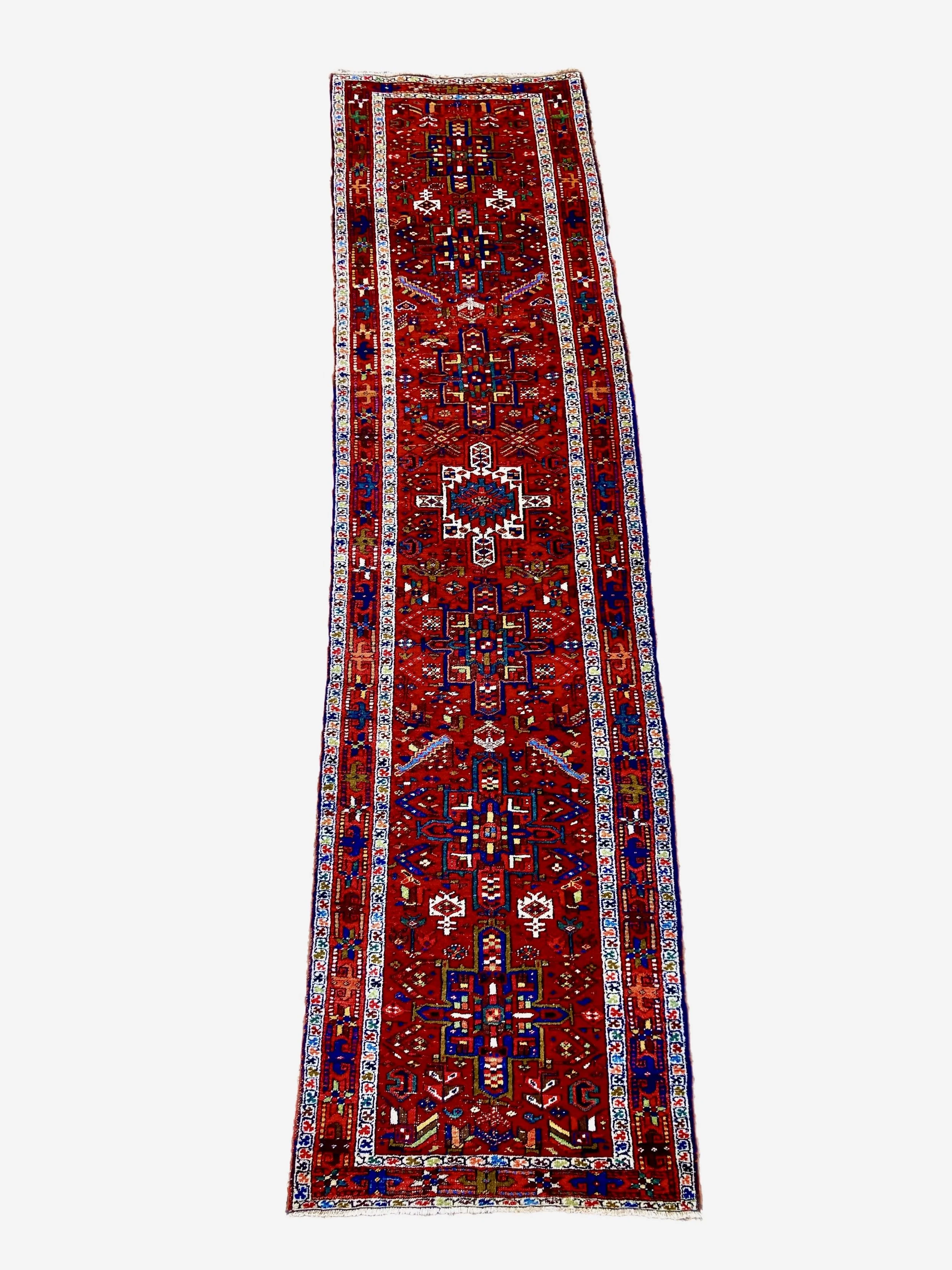 22.19.00001_1 Antique Persian Heriz Runner.JPG